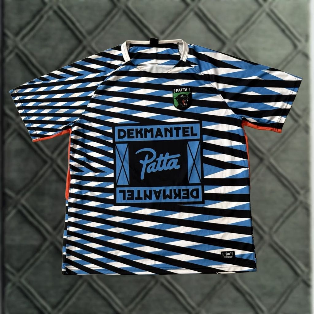 Patta Patta Soundsystem x Dekmantel ‘2019’ Football Jersey XL Soccer Malibu Blue Size US XL / EU 56 / 4 - 1 Thumbnail