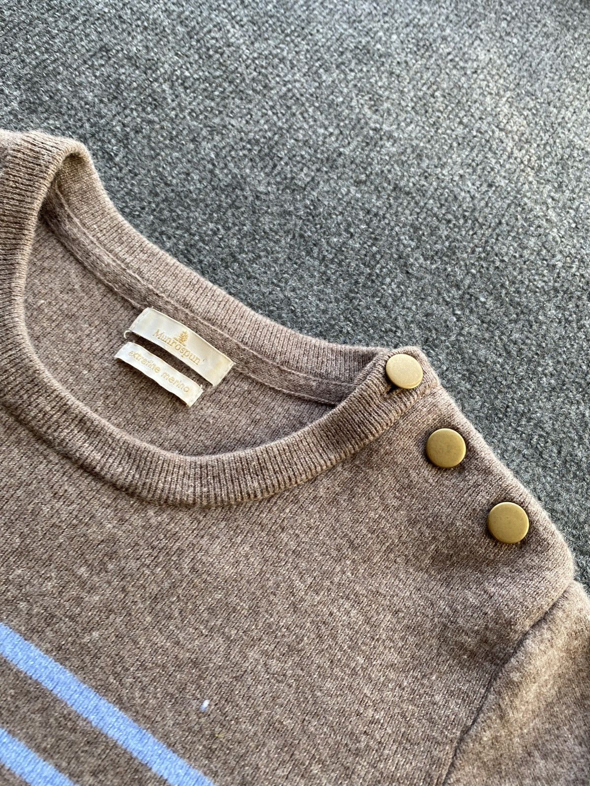 Other 🔥Munrospun Scotland Extrafine merino wool women sweater m Size M / US 6-8 / IT 42-44 - 3 Thumbnail