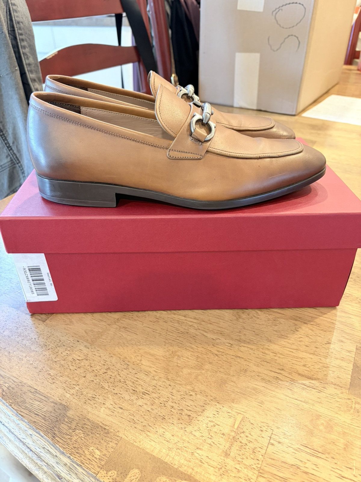 Salvatore Ferragamo “Benford” Shoe in “Ambre Calf” size 8.5