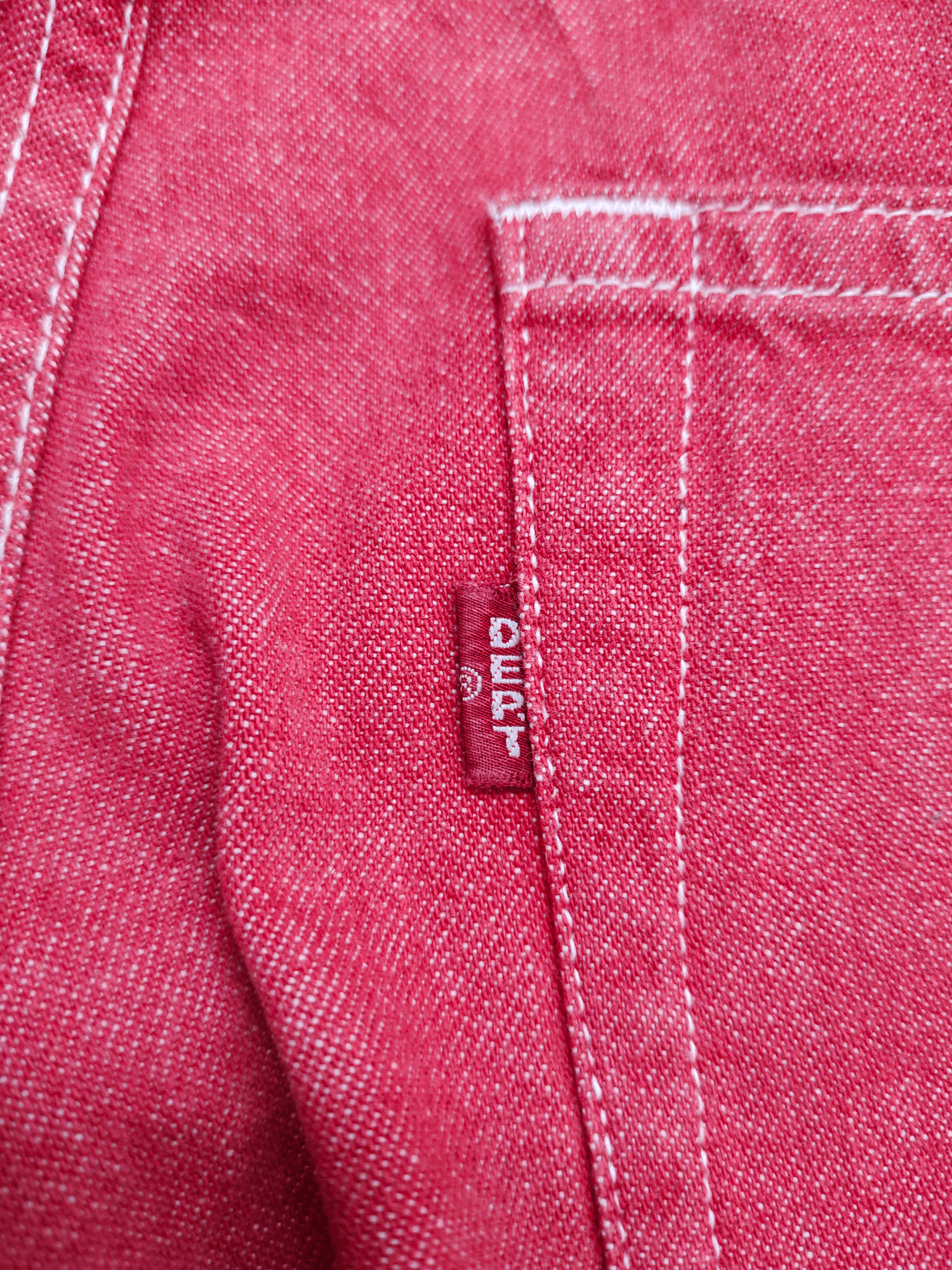 Number (N)ine × Undercover Baggy Jeans Dept Japan Red Denim Wide Leg IfSixWasNine Y2k Size US 30 / EU 46 - 16 Thumbnail