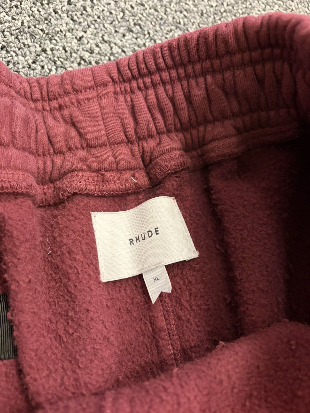 Rhude Rhude Bordeaux Shorts Size US 36 / EU 52 - 4 Thumbnail