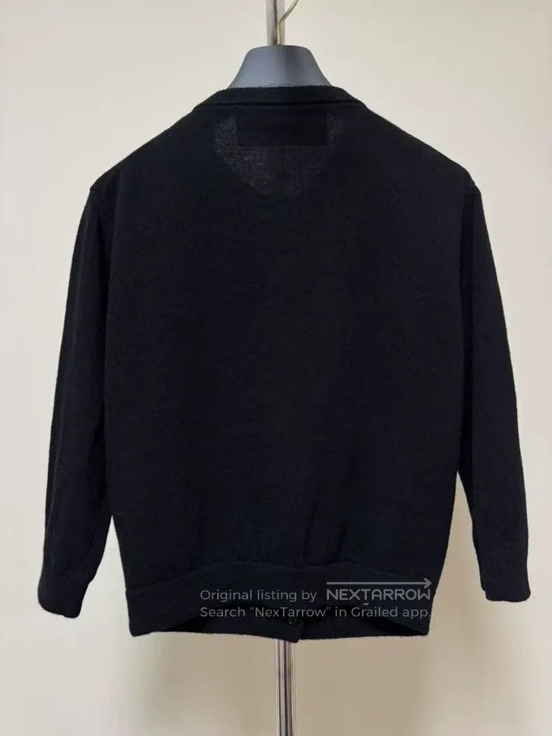 Valentino Valentino A black bow knitted cardigan Size M / US 6-8 / IT 42-44 - 5 Thumbnail