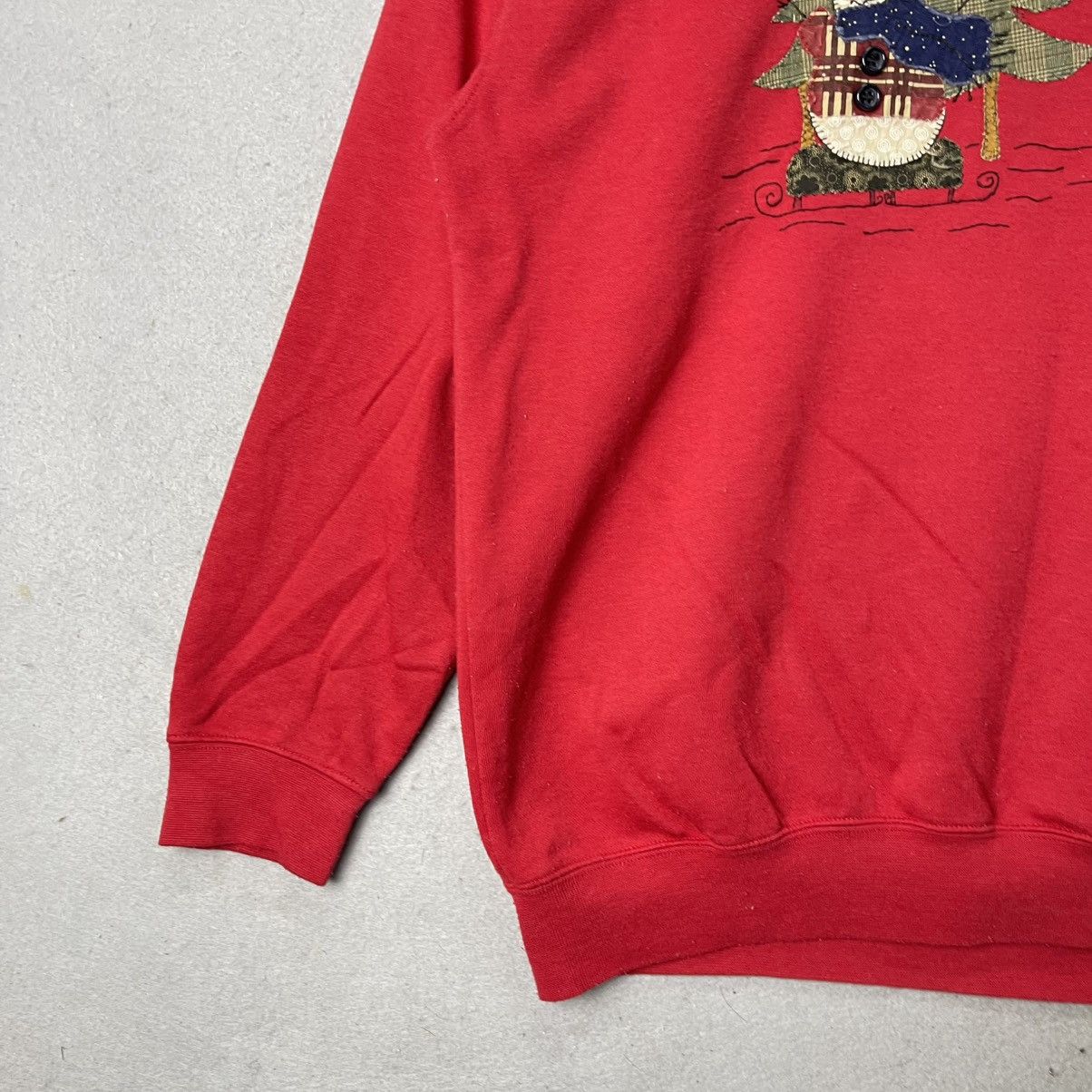 USA Olympics Vintage USA Olympic Snowman Christmas Sweatshirt Size US L / EU 52-54 / 3 - 5 Thumbnail