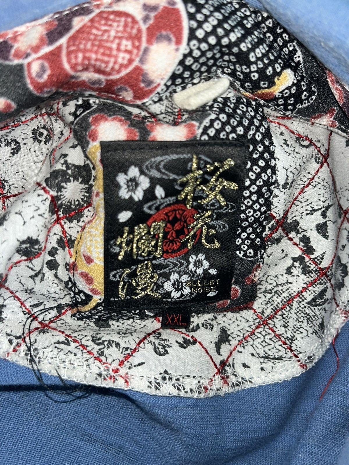 Bullet Noise Japanese Sukajan Dragon Single Pocket Long Sleeve Shirt Size US L / EU 52-54 / 3 - 6 Thumbnail