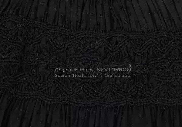Comme des Garcons Comme des Garcons Black vintage lace puff-sleeve dress Size S / US 4 / IT 40 - 5 Thumbnail