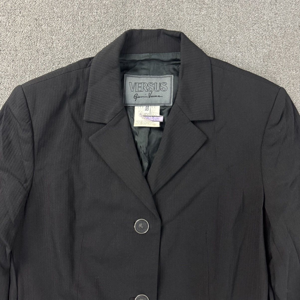 Versace Versus - Gianni Versace - Single Breasted Coat Size XS / US 0-2 / IT 36-38 - 4 Thumbnail