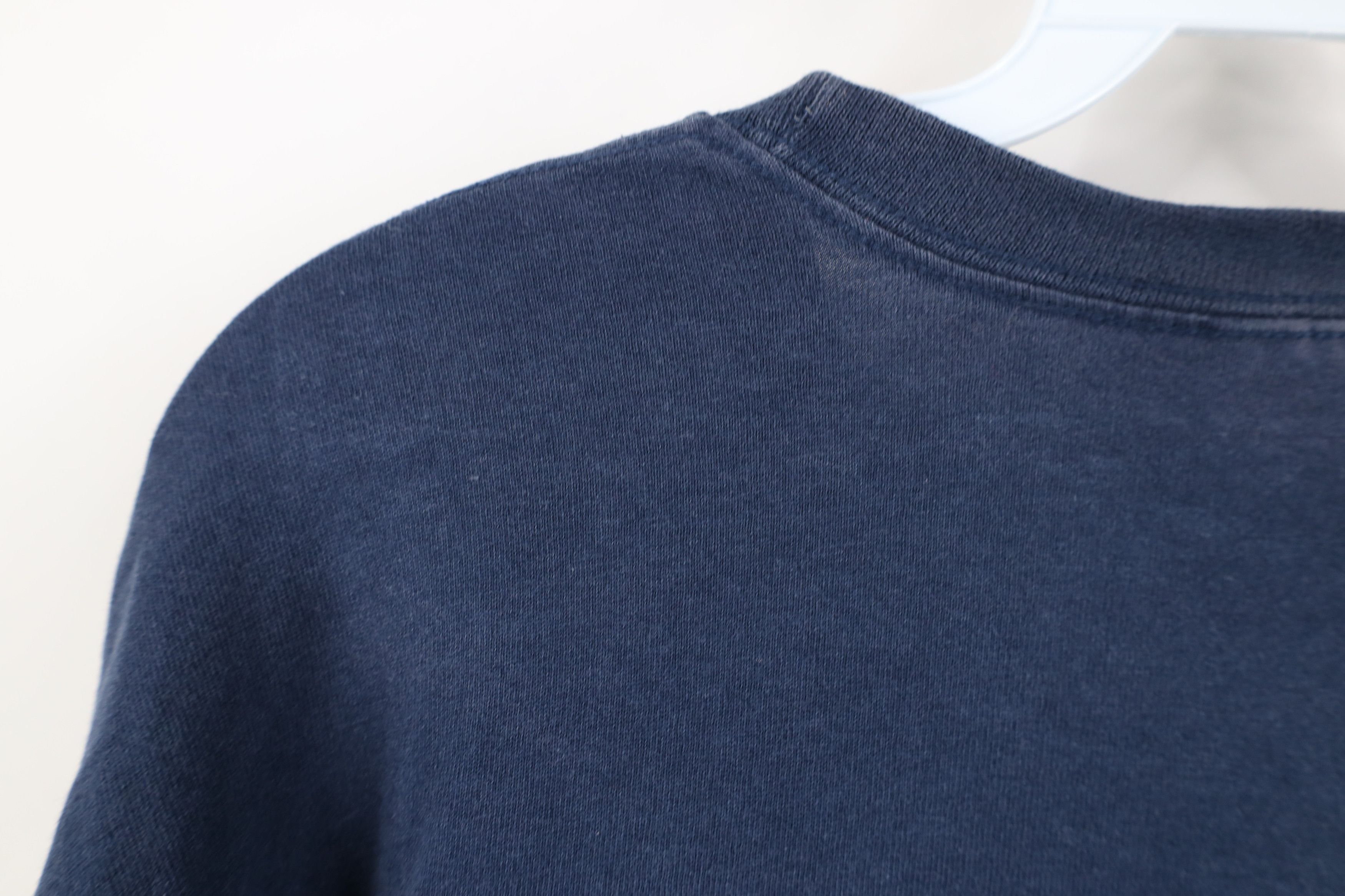 Nike Vintage Y2K Nike Spell Paint Brush Long Sleeve T-Shirt Blue Size US XL / EU 56 / 4 - 12 Thumbnail