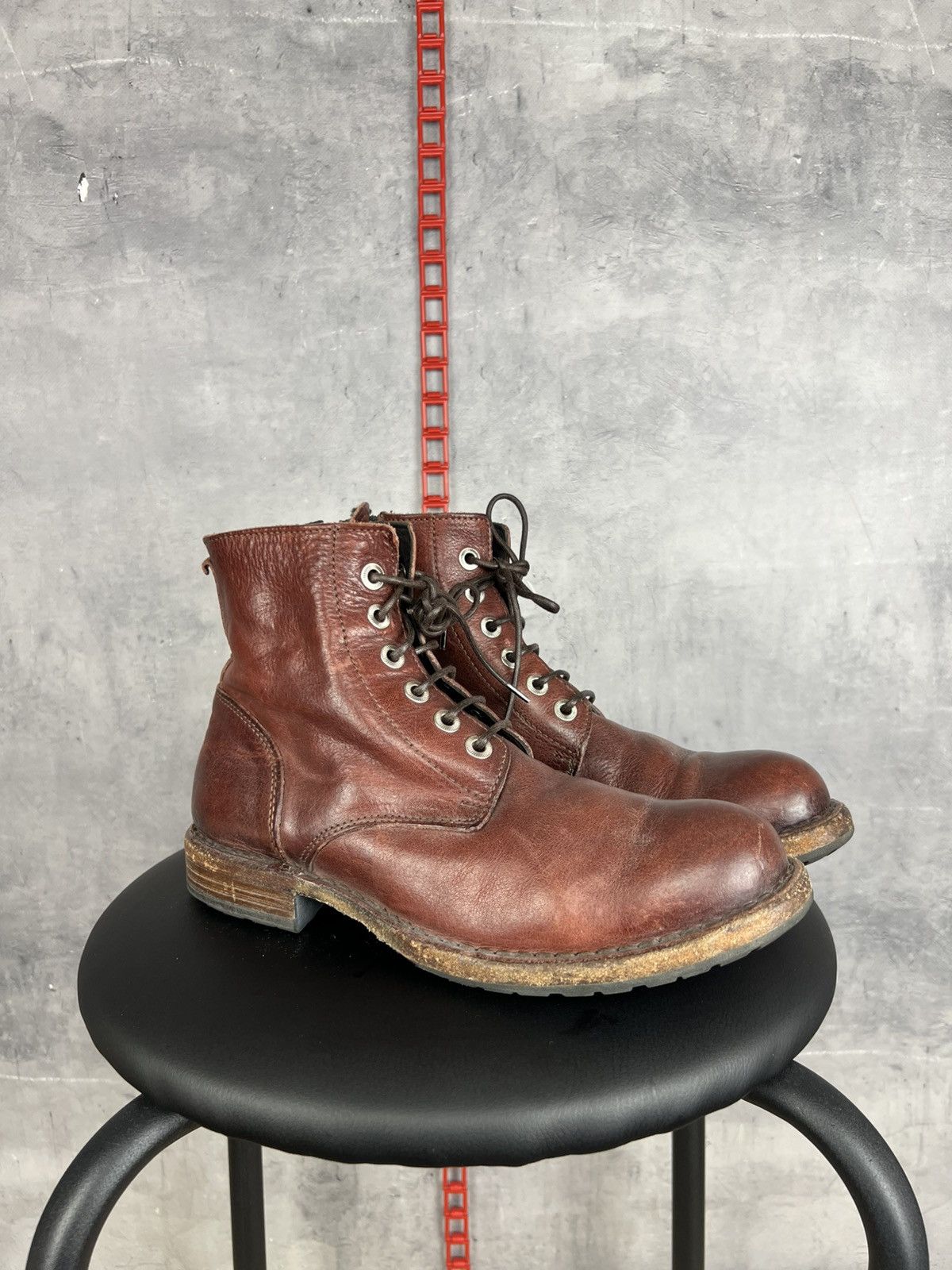 MoMA MOMA Leather Ankle Boots EU 38 Women / Unisex Brown Size US 8 / IT 38 - 2 Thumbnail