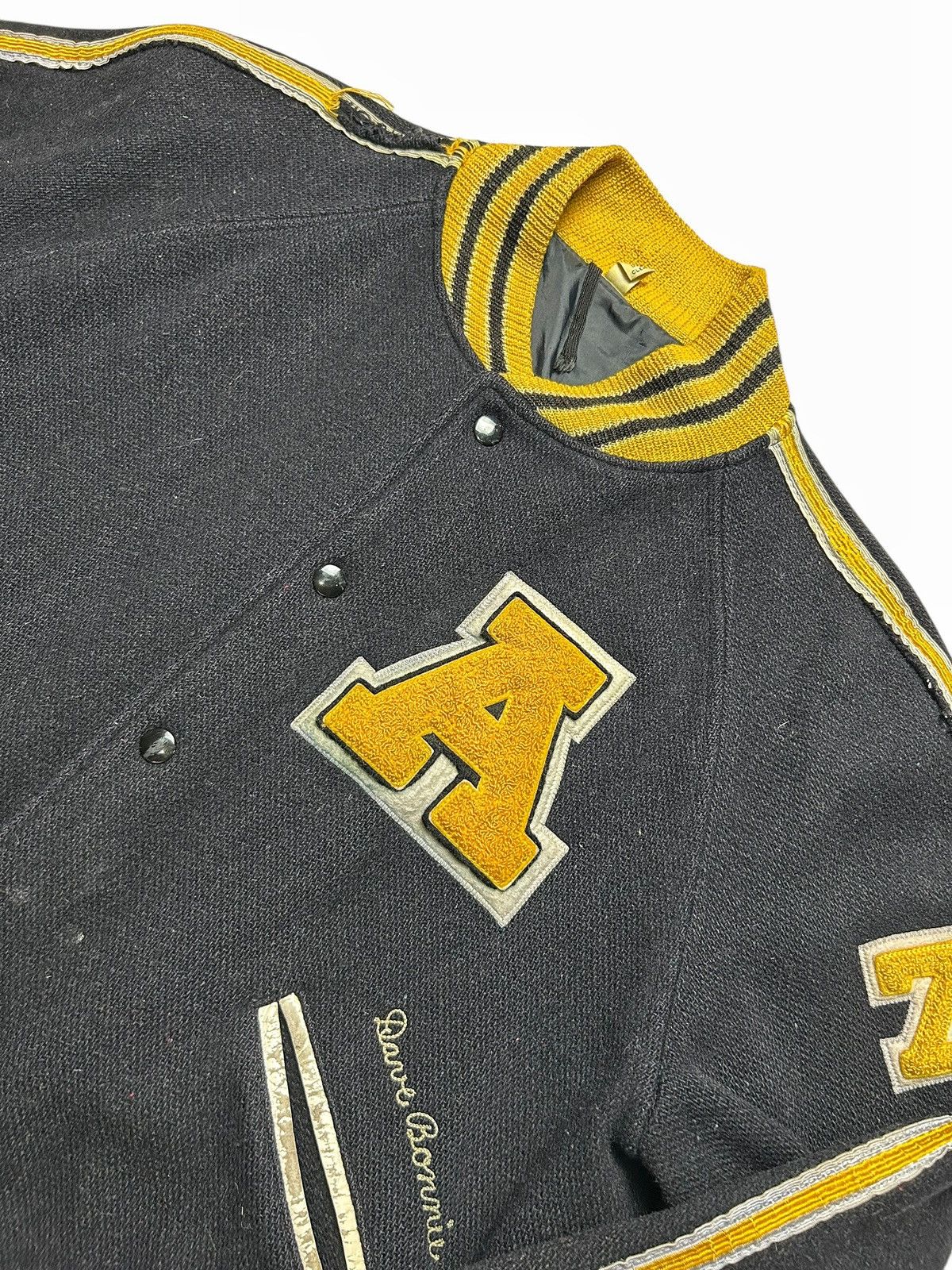Vintage Vintage 60s Sportswear Letterman Wool Varsity Agler Davidson Size US L / EU 52-54 / 3 - 5 Thumbnail