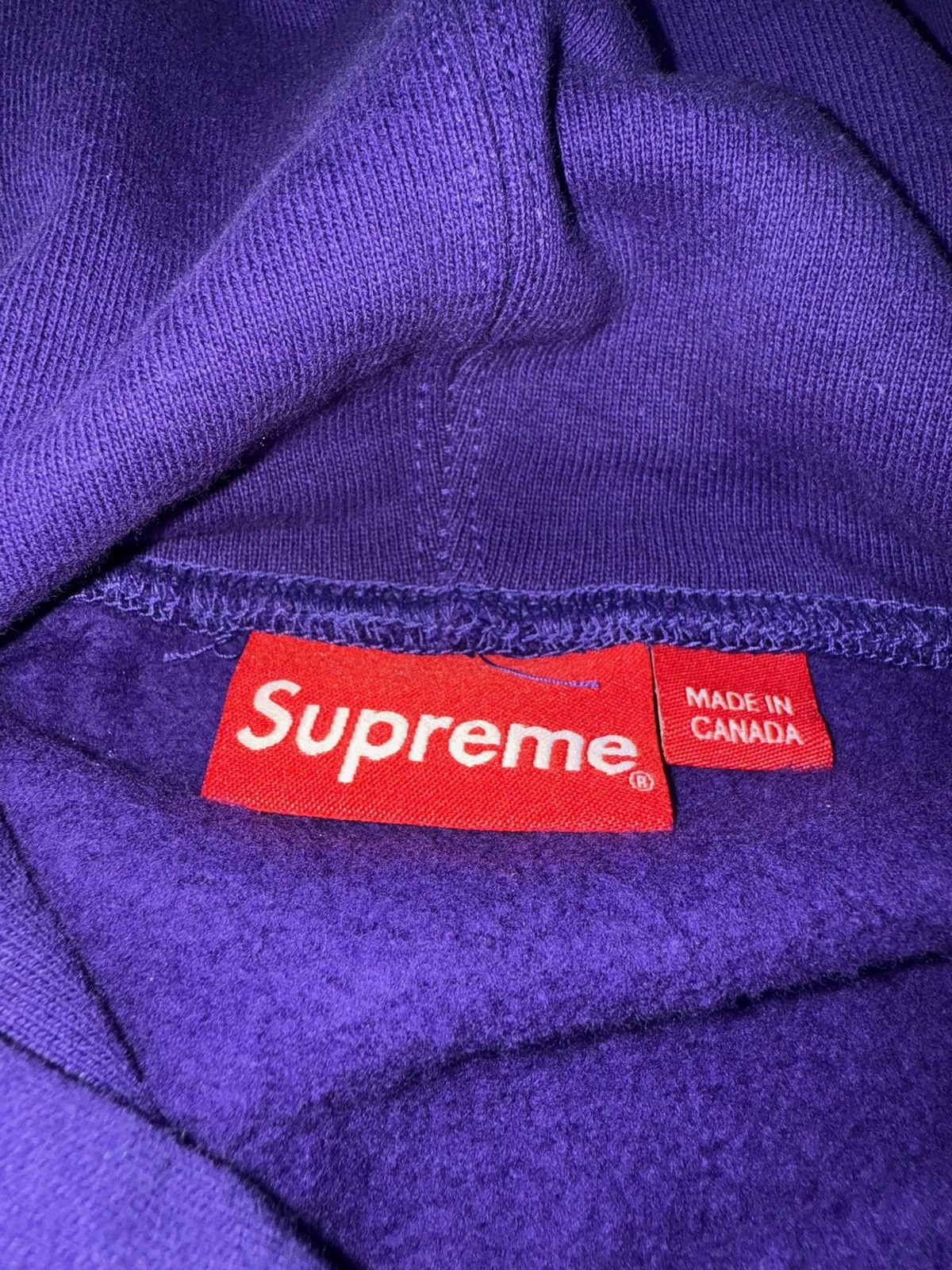 Supreme Supreme USA Hoodie Purple Medium FW21 Size US M / EU 48-50 / 2 - 3 Thumbnail
