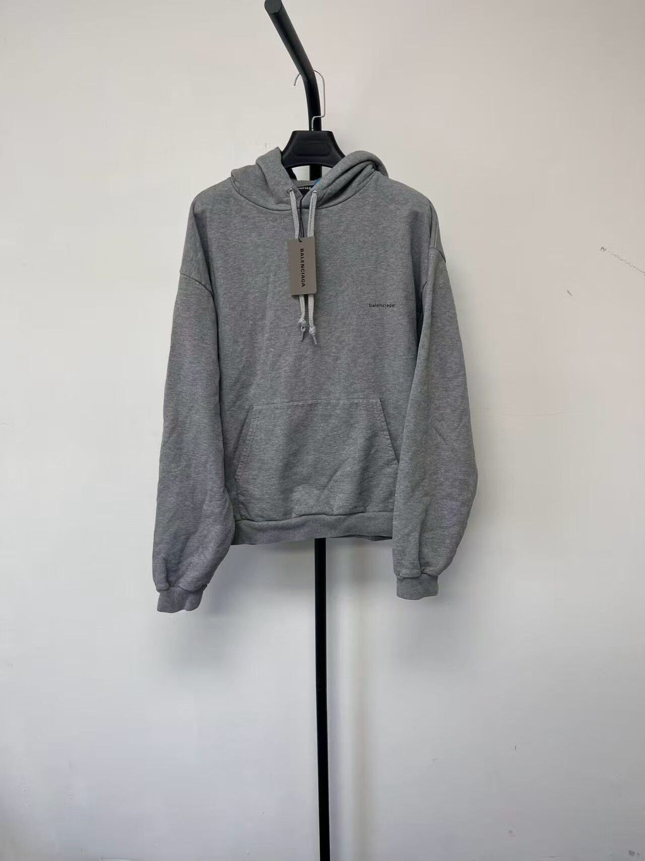 Balenciaga Balenciaga Solid Logo Print Hoodie Size US L / EU 52-54 / 3 - 1 Thumbnail