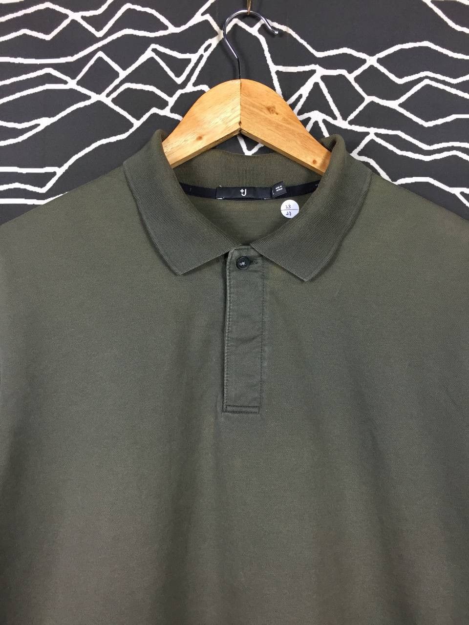 Japanese Brand × Jil Sander × Uniqlo J+ Jil Sander Uniqlo Casual Plain Polo Tee Size US L / EU 52-54 / 3 - 3 Thumbnail