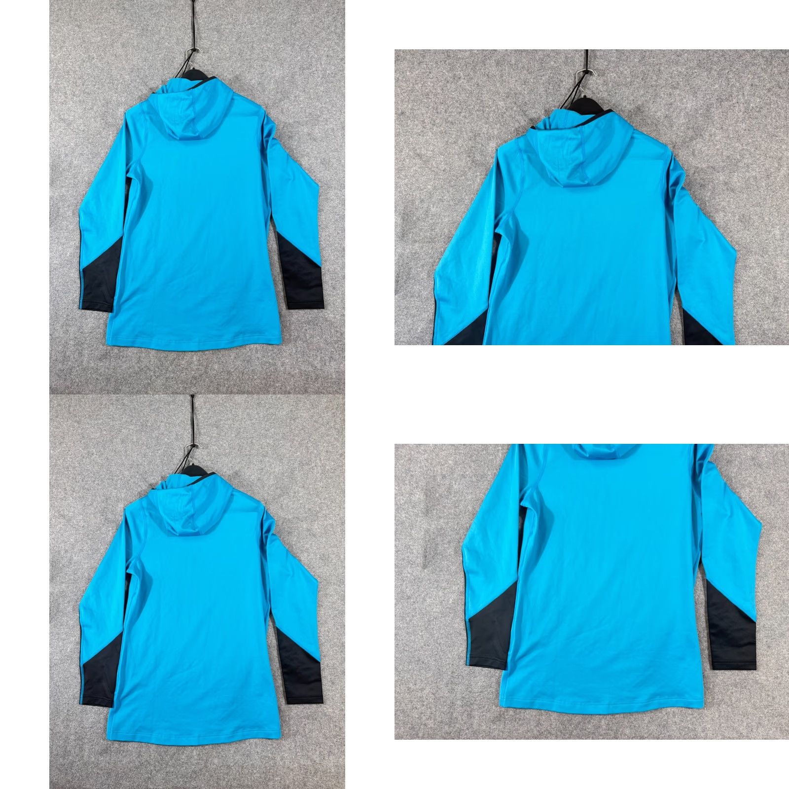 Under Armour Under Armour Hooded Shirt Womens M Blue Stretch ColdGear Fitted Long Sleeve NWOT Size M / US 6-8 / IT 42-44 - 8 Thumbnail