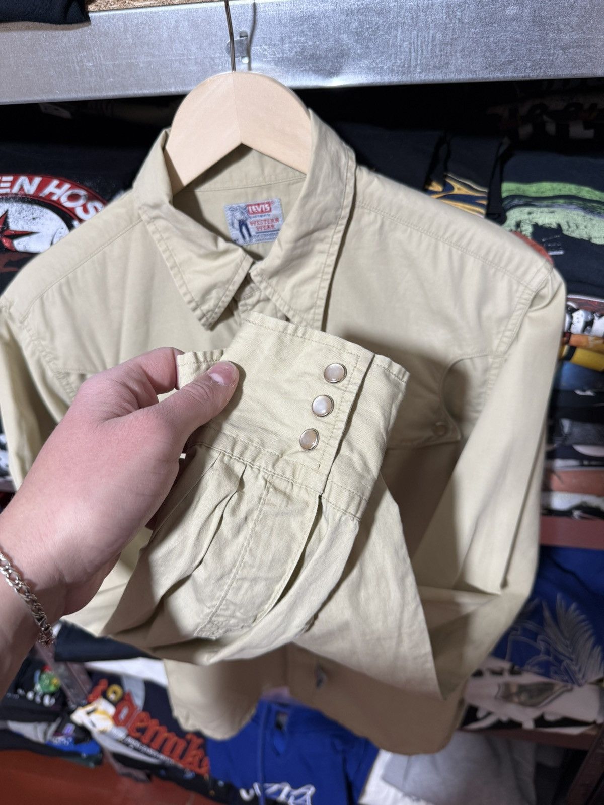 Levi's Vintage Clothing Vintage 90’s Levis Western Wear Cowboy Retro Button Shirt Size US M / EU 48-50 / 2 - 10 Thumbnail