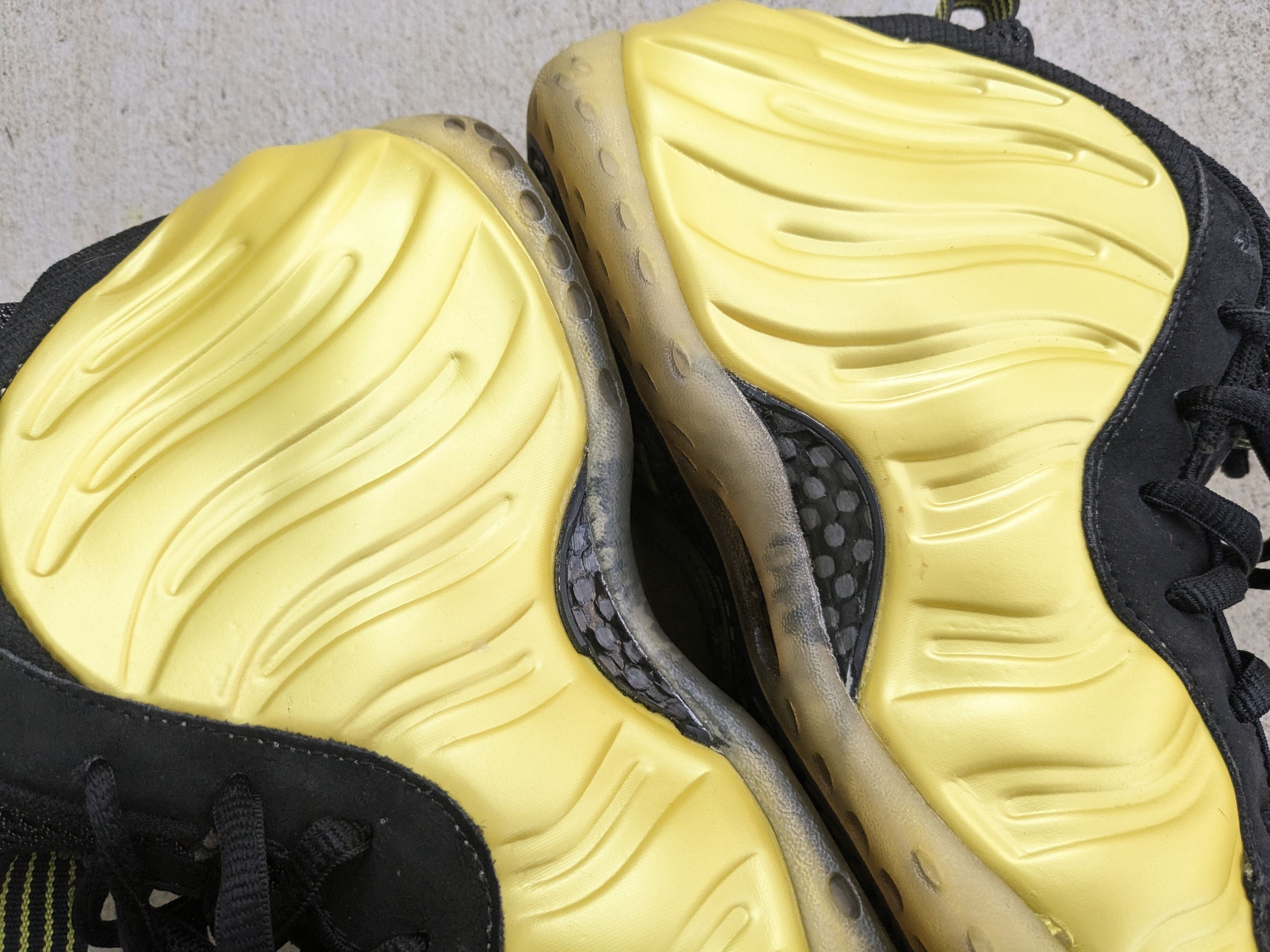 Nike Nike Air Foamposite One Electrolime Yellow 314996-330 Black Size US 11.5 / EU 44-45 - 13 Thumbnail