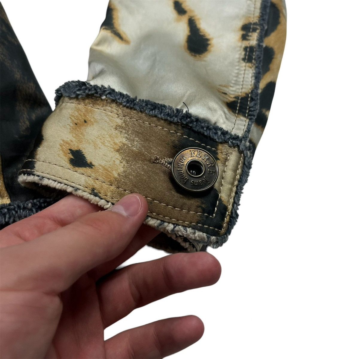 Gianfranco Ferre × Vintage Gianfranco Ferre Jeans Boutique Vintage Jacket Leopard Style Size S / US 4 / IT 40 - 4 Thumbnail