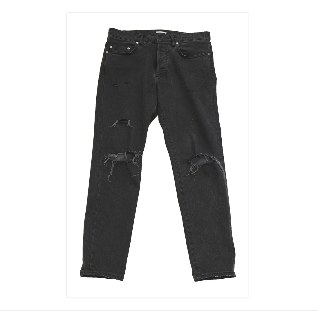 Dior DIOR Homme Japan Distressed 'Authentic 16.5' Denim Jeans 30 Size US 30 / EU 46 - 1 Thumbnail