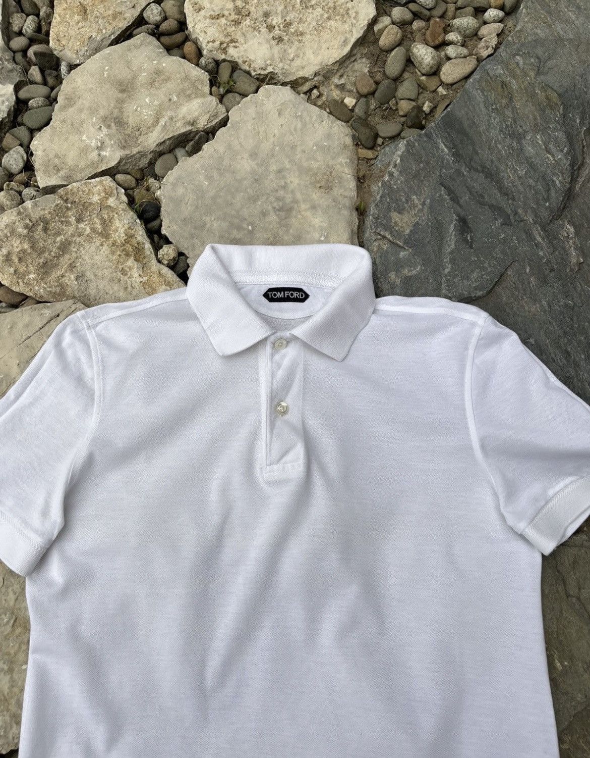 Tom Ford Tom Ford basic classic small logo thin polo t-shirt tee Size US M / EU 48-50 / 2 - 3 Thumbnail