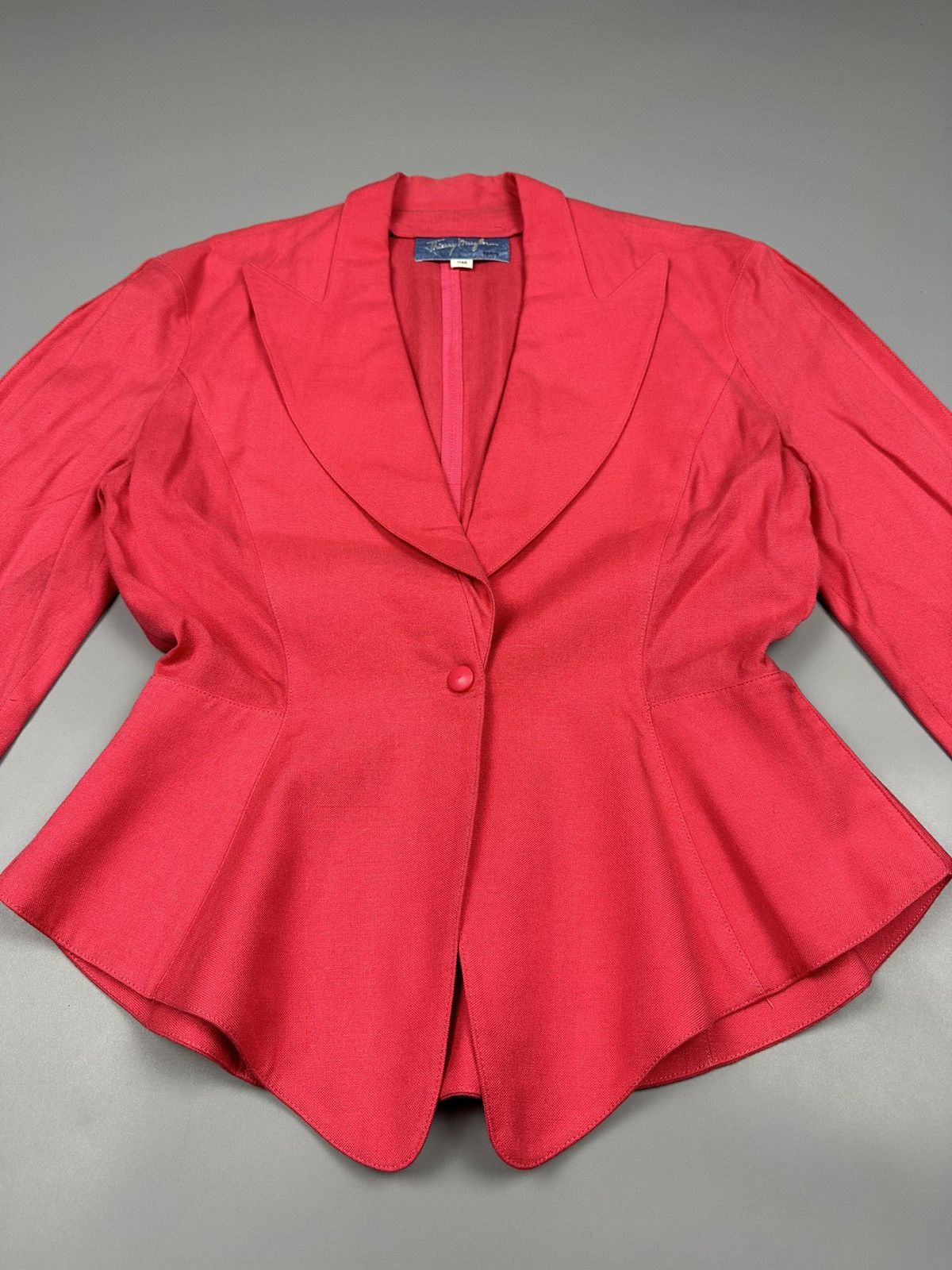 Thierry Mugler 🔥Rare🔥Vintage Thierry Mugler Paris Blazer Size L / US 10 / IT 46 - 4 Thumbnail