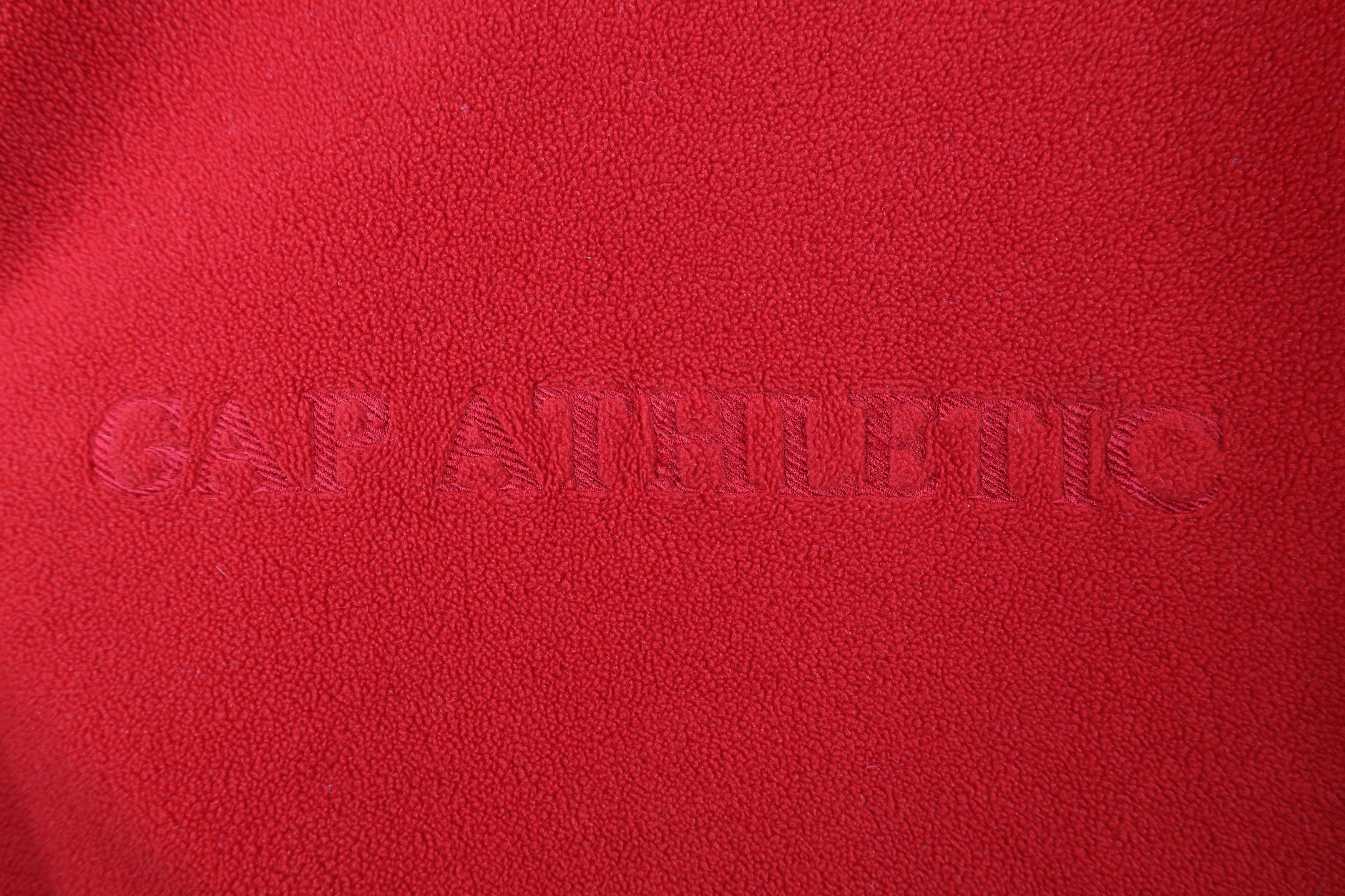 Gap Vintage 90s Gap Athletic Fleece Crewneck Sweatshirt Red USA Size US M / EU 48-50 / 2 - 4 Thumbnail