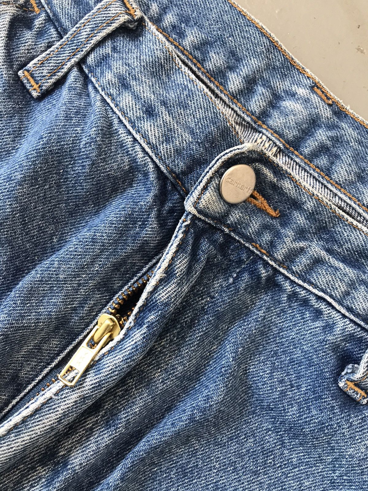 Carhartt × Vintage Vintage Carhartt B85 DNM double knee carpenter denim Size US 34 / EU 50 - 5 Thumbnail
