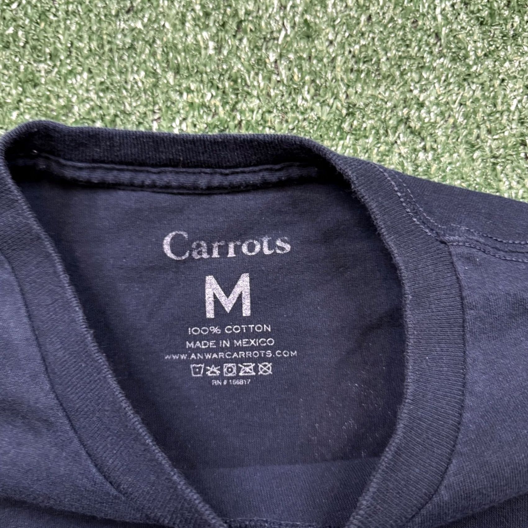 Vintage Carrots T-Shirt Men’s Size M Black Blue Short Sleeve Crew Neck Logo Graphic Shirt Size US M / EU 48-50 / 2 - 3 Thumbnail