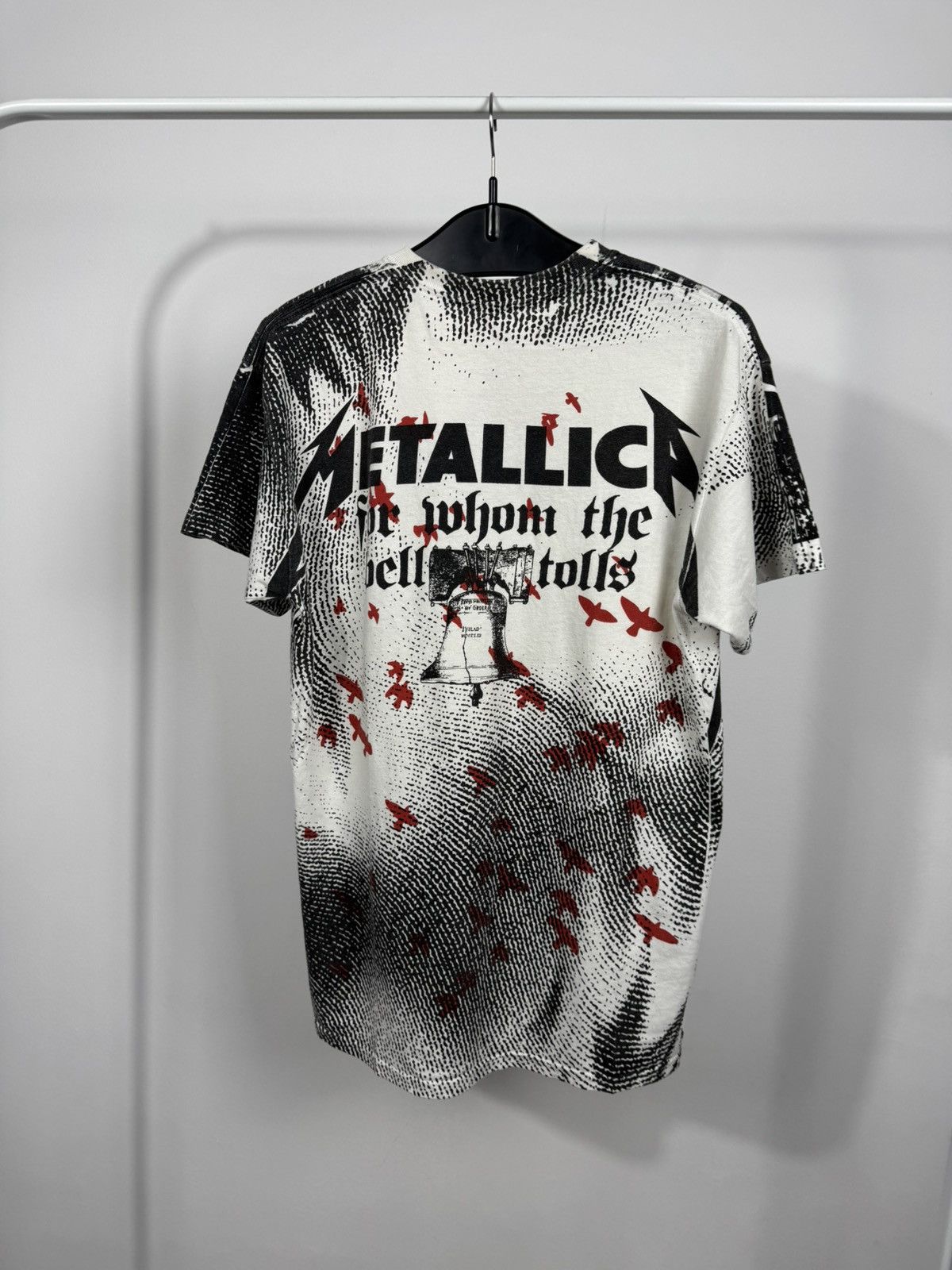 Metallica Metallica All Over Print T Shirt Raven Graphic 2013 Band M Size US M / EU 48-50 / 2 - 13 Thumbnail