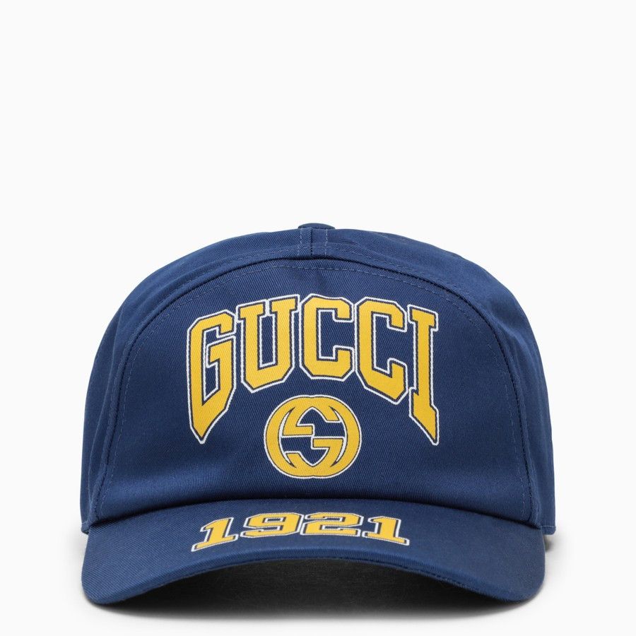 Gucci o1d2blof0525 Size: L / Logo Baseball Cap / Hat in Blue Size ONE SIZE - 1 Thumbnail