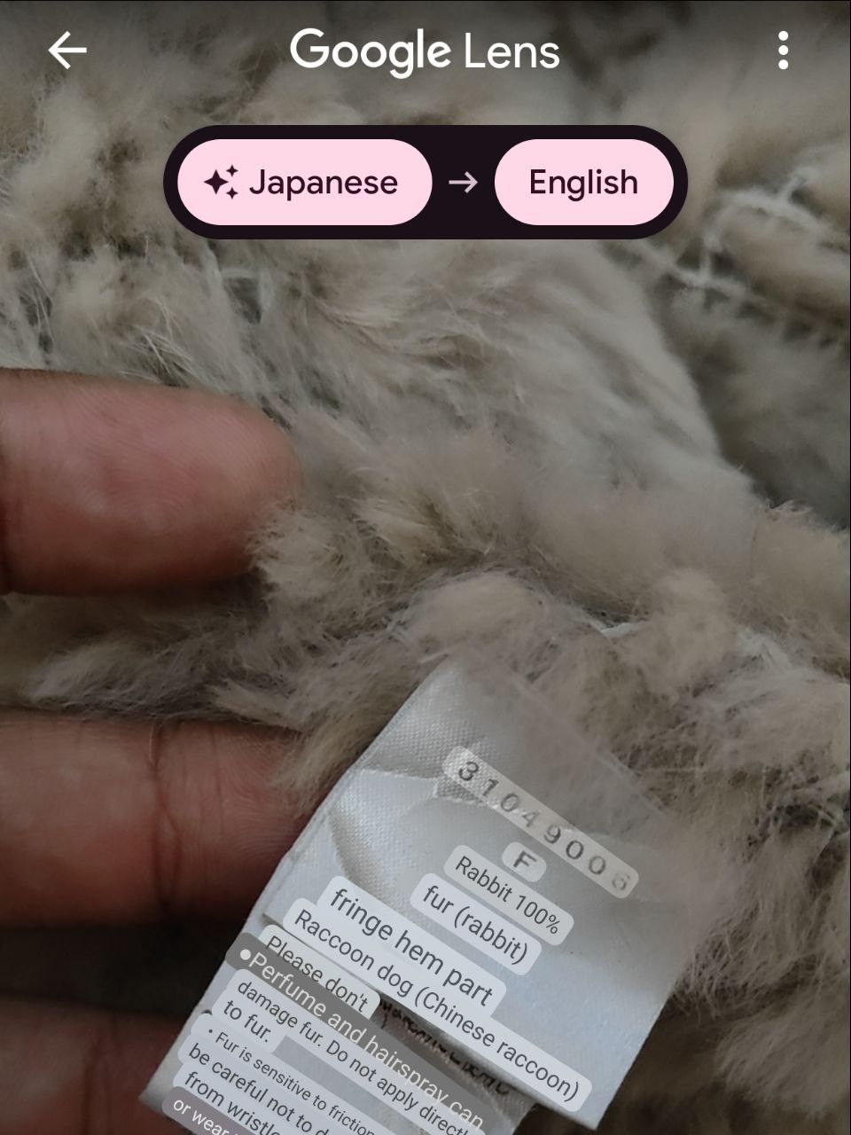 GOA ❎ Goa Rabbit Fur Cape Size L / US 10 / IT 46 - 7 Thumbnail