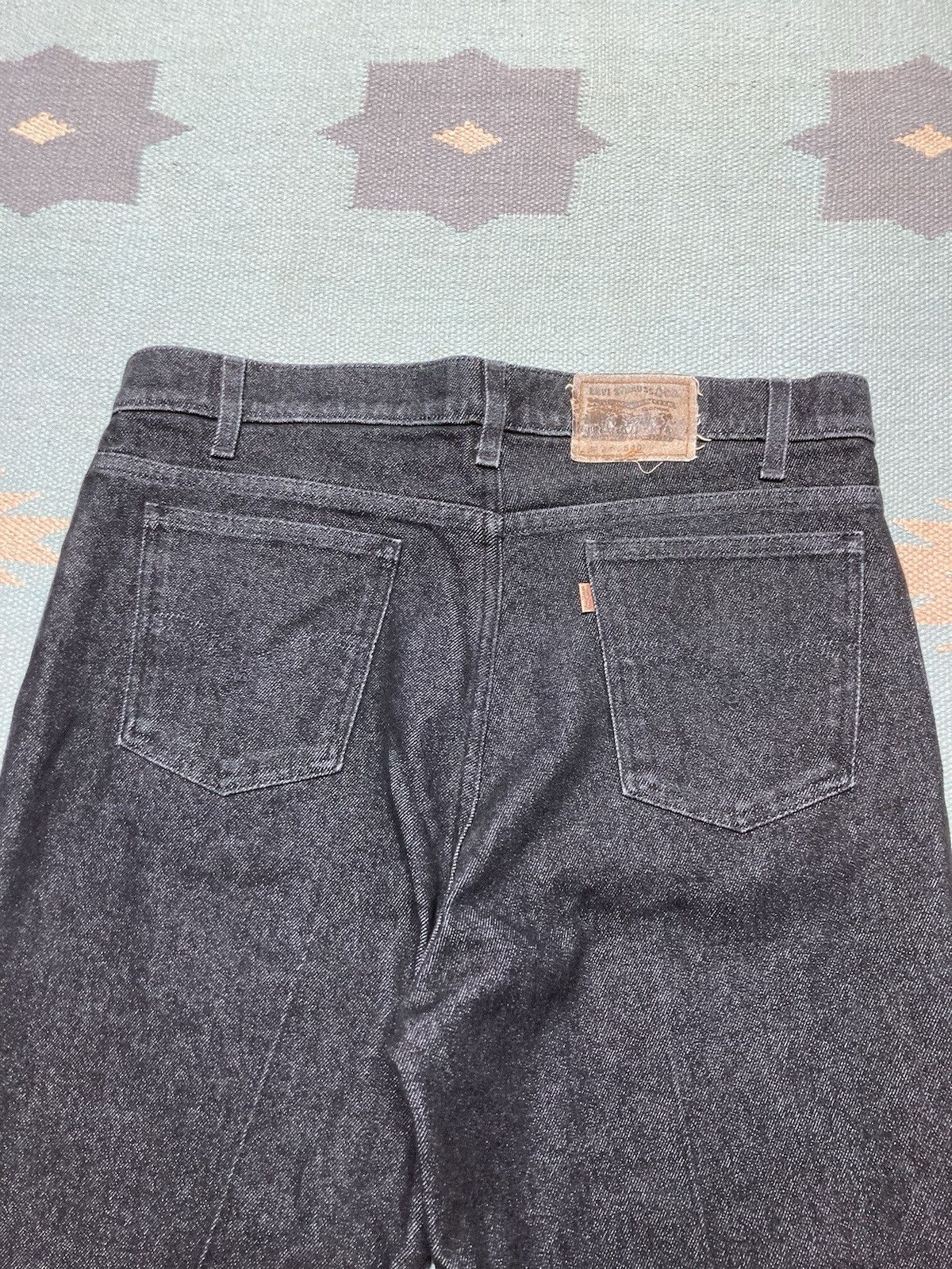 Levi's × Vintage Levi’s 540 jeans black grunge relaxed straight skater 35x29 Size US 35 - 2 Thumbnail