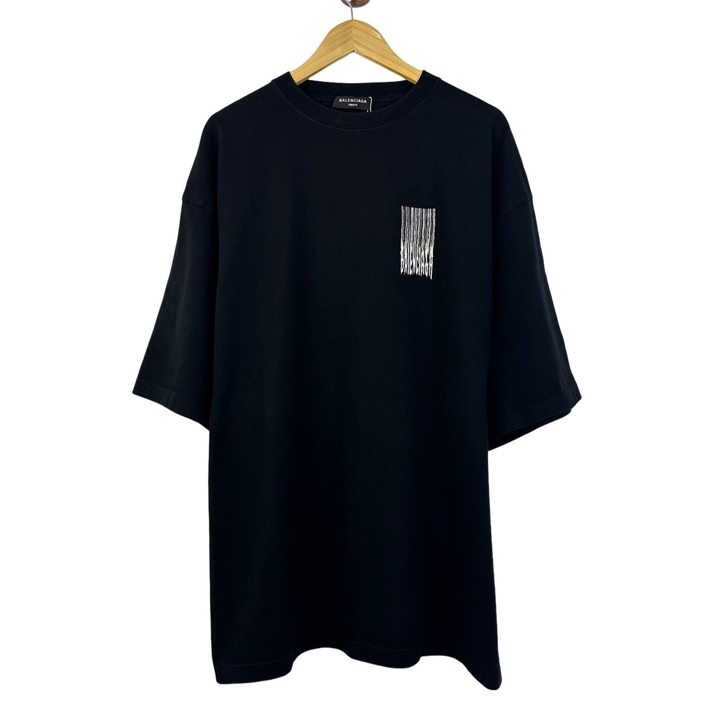 Balenciaga Balenciaga Barcode Waterfall Graphic T-Shirt Size M Size US M / EU 48-50 / 2 - 1 Thumbnail