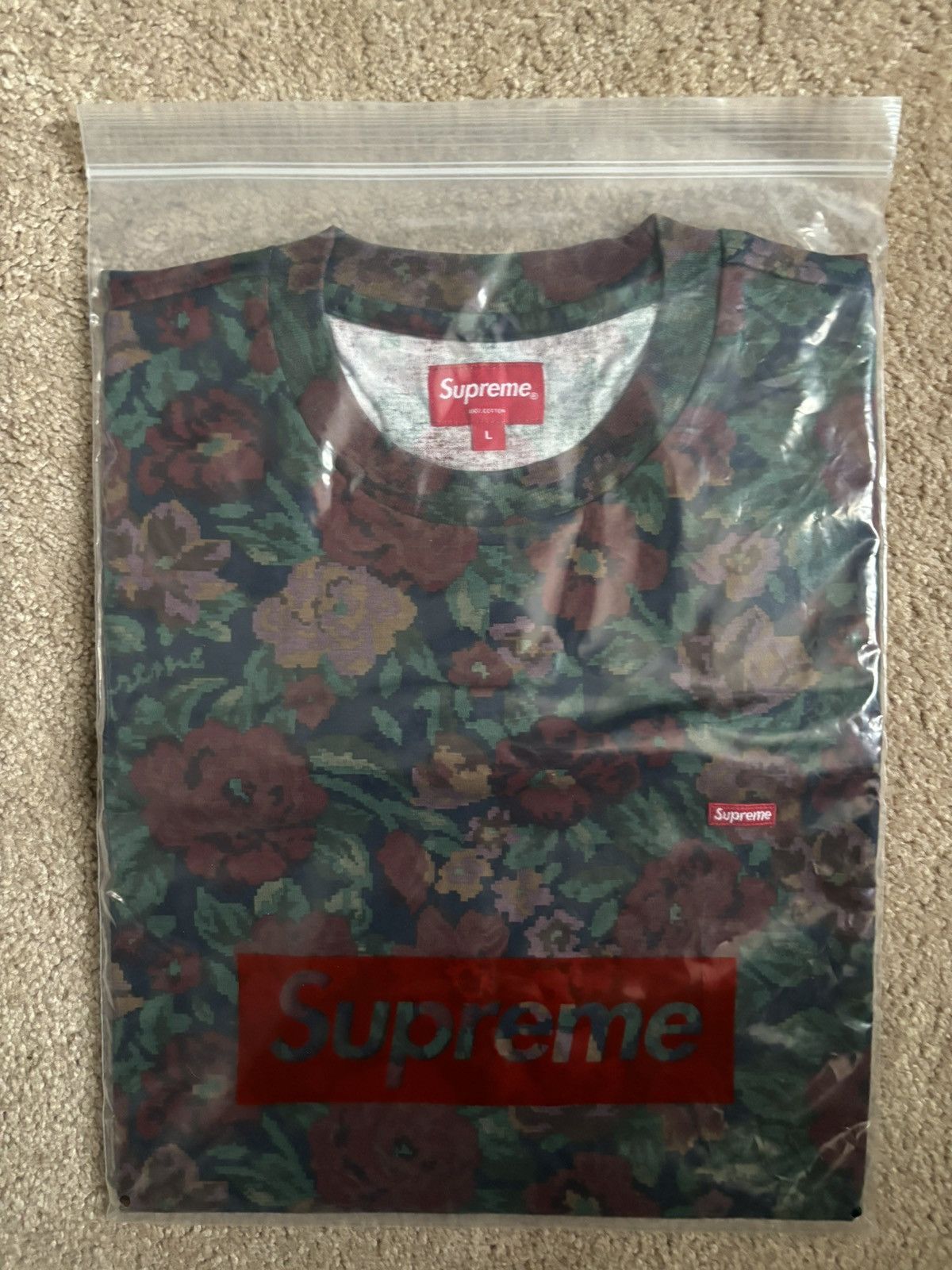 Supreme Supreme Small Box tee Floral Digi Camo Size US L / EU 52-54 / 3 - 2 Thumbnail
