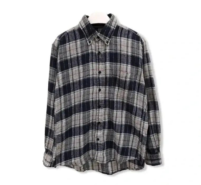 Japanese Brand Sevemdays Sunday Plaid Tartan Flannel Shirt 👕 Size US M / EU 48-50 / 2 - 1 Thumbnail