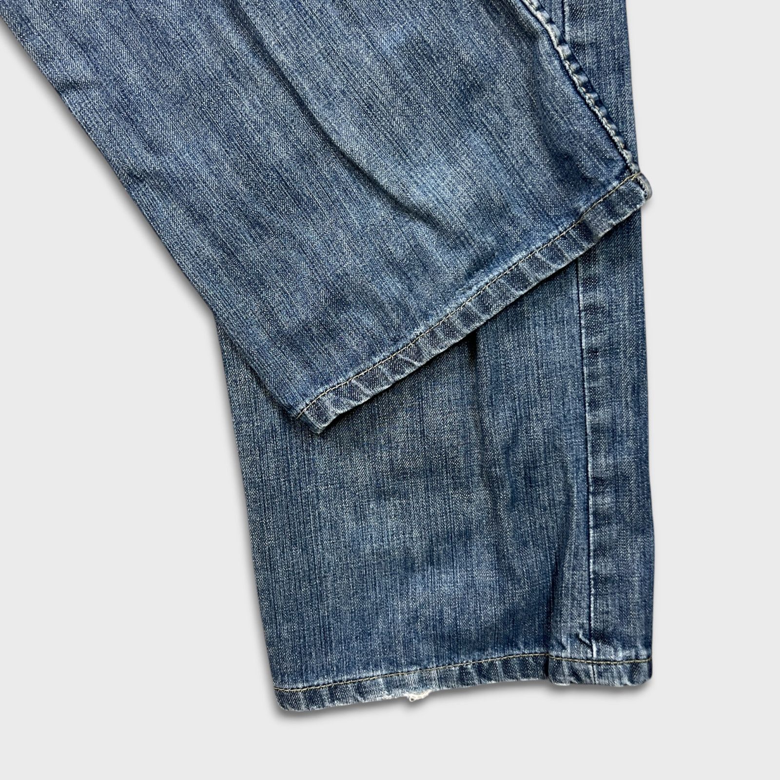 Diesel × Vintage Diesel Jeans 32x33 Industry Regular Straight Leg Denim Pants Size US 32 / EU 48 - 9 Thumbnail