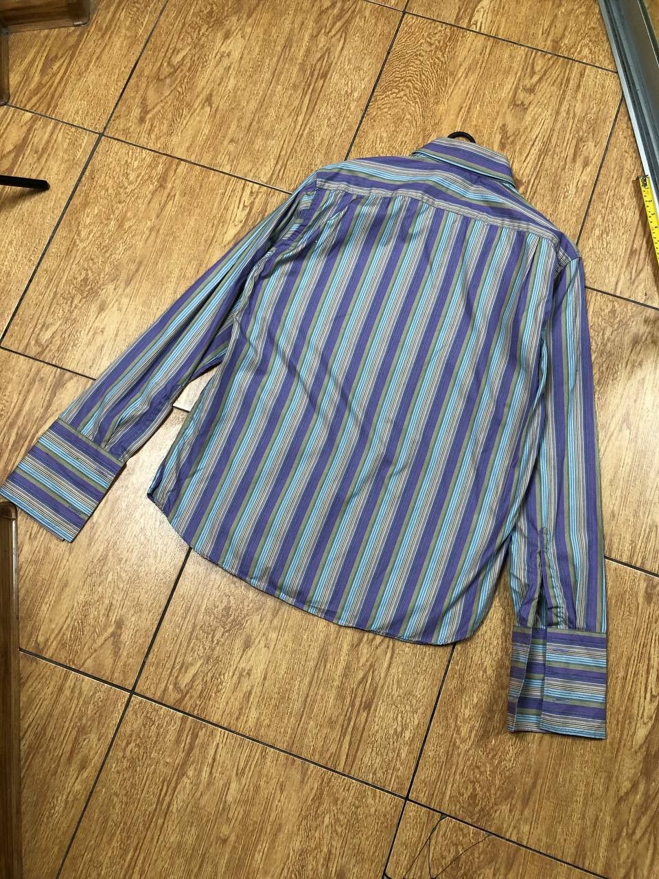 Kenzo × Vintage Long Sleeve Button Down Shirt Stiped Collared Size US L / EU 52-54 / 3 - 13 Thumbnail