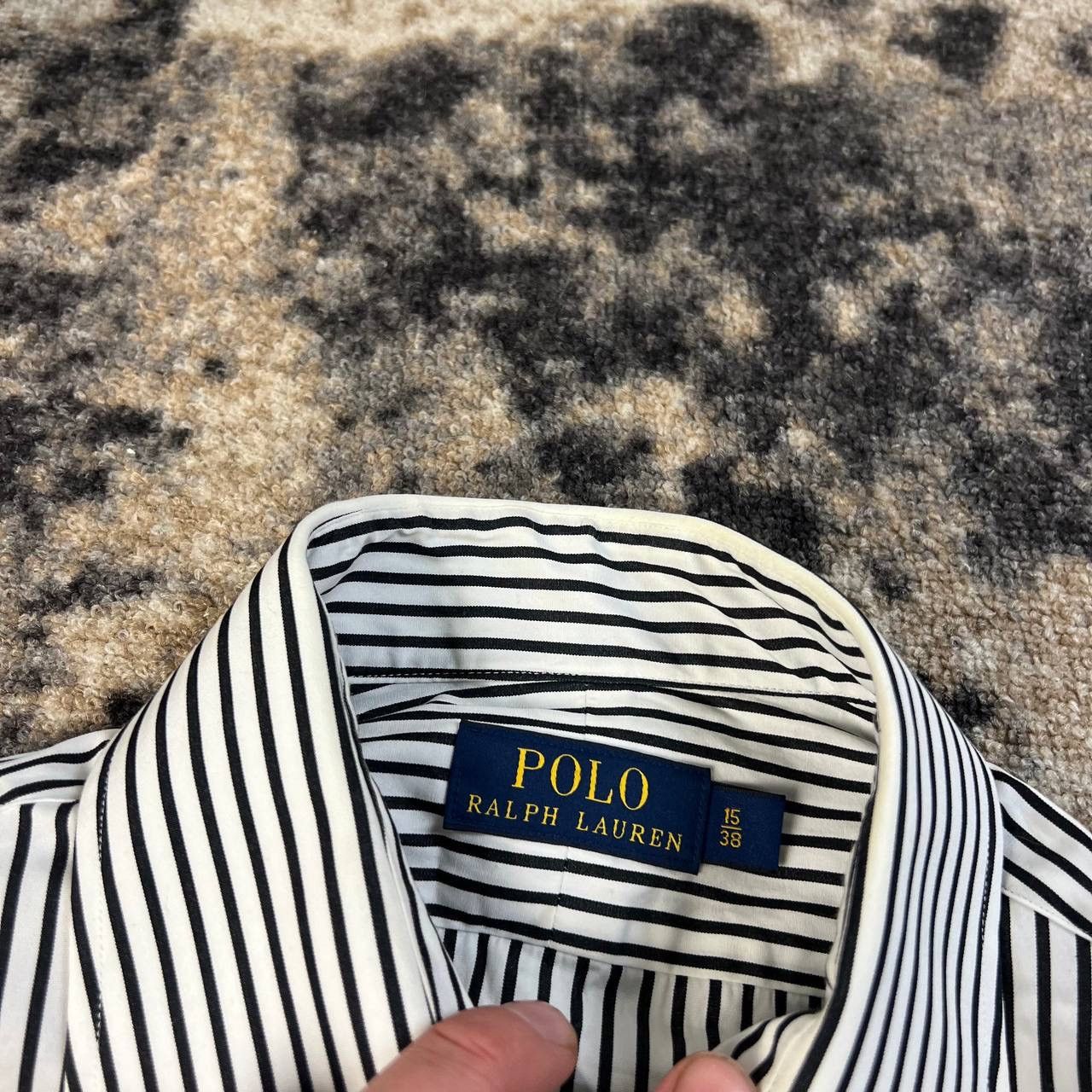 Polo Ralph Lauren Polo Ralph Lauren Luxury Mini Logo Striped Button Up Shirt Size US M / EU 48-50 / 2 - 5 Thumbnail