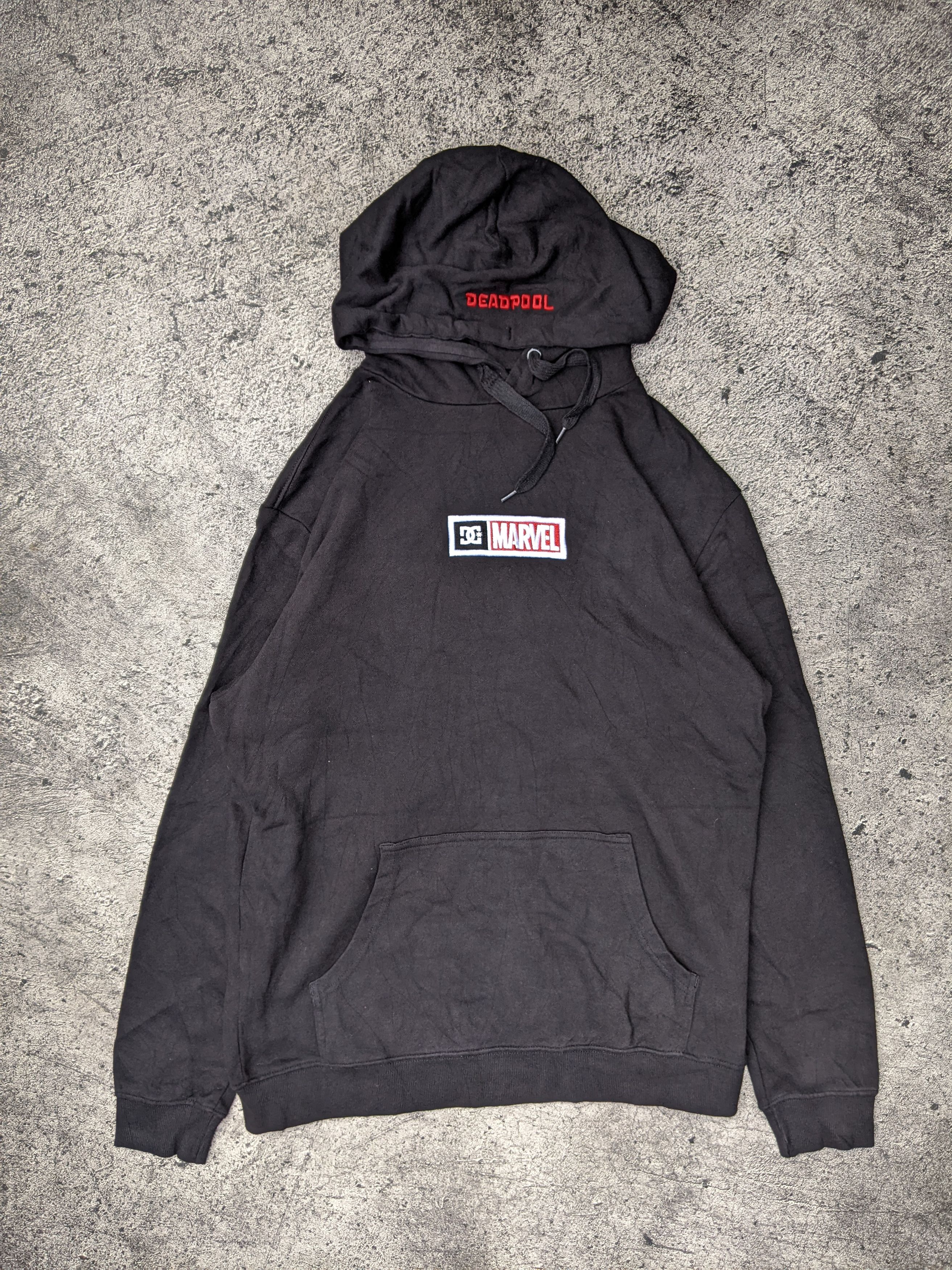 Marvel Comics DC Shoe CO USA Marvel Deadpool Embroidery Hoodie Size US S / EU 44-46 / 1 - 1 Thumbnail