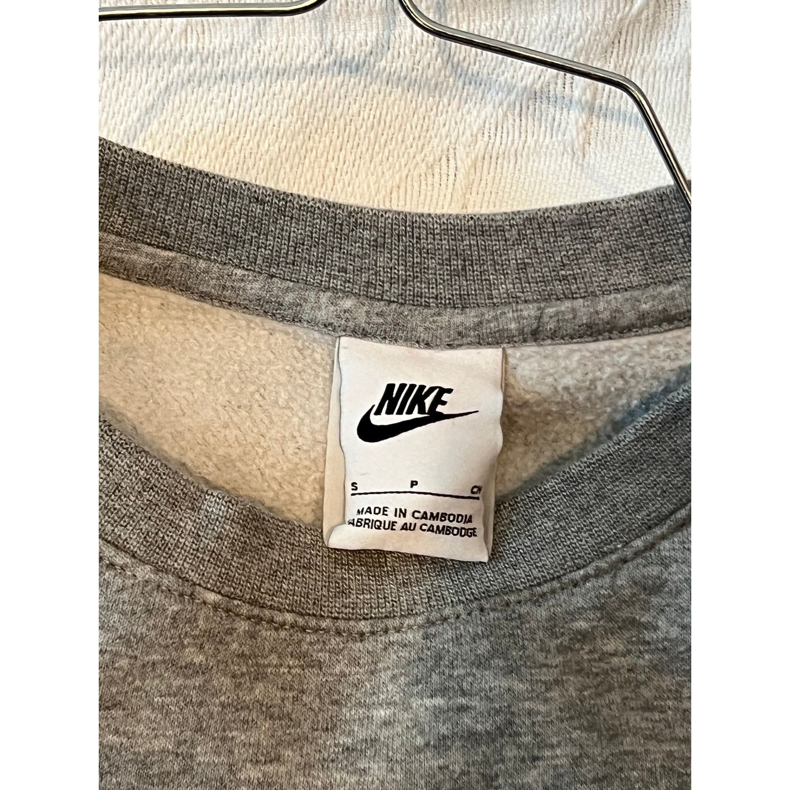 Nike Nike Crewneck Gray Sweatshirt Mens S Size US S / EU 44-46 / 1 - 3 Thumbnail