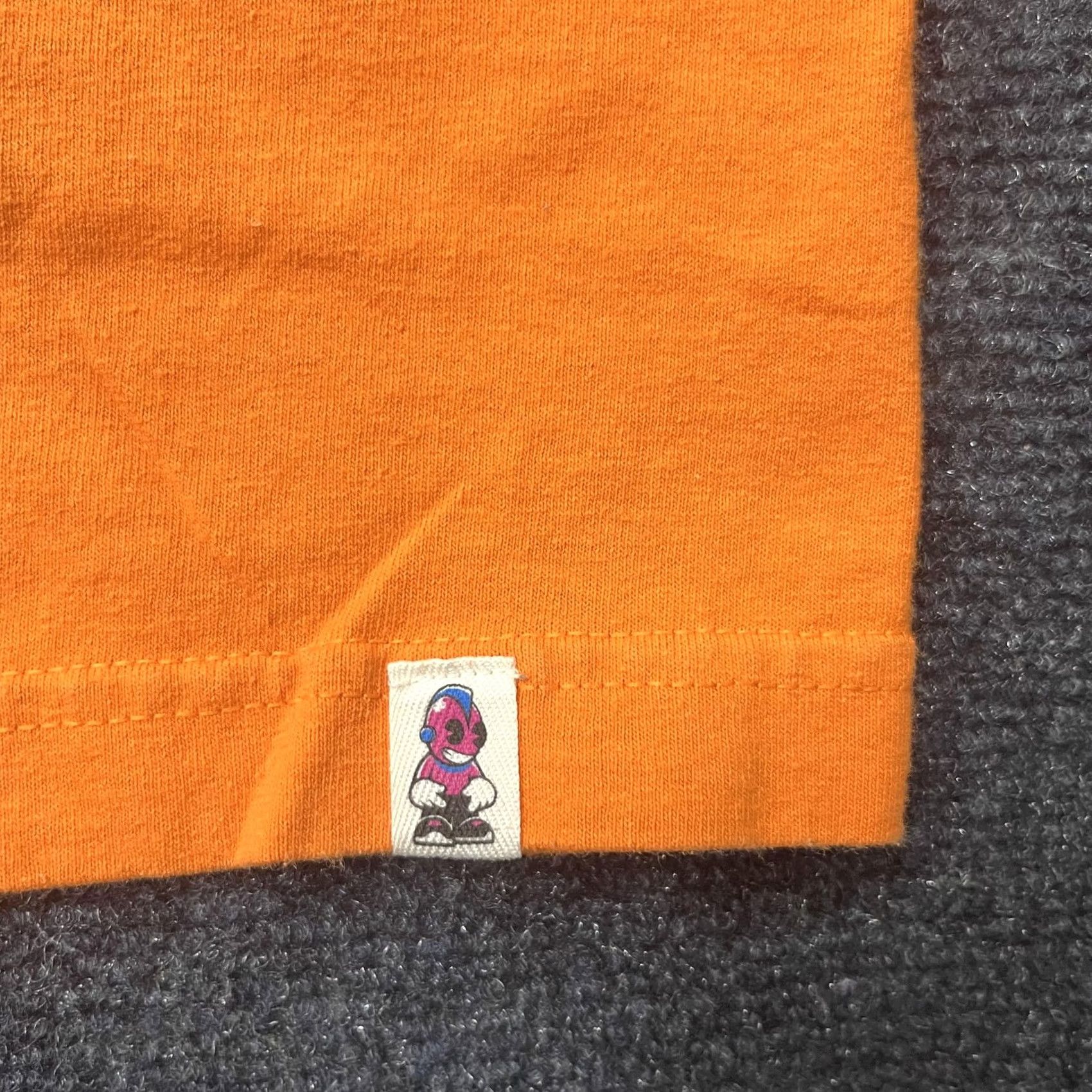 Vintage Kidrobot Shirt Mens XL Orange Flame Face Star Graphic Logo Tee T-Shirt Size US XL / EU 56 / 4 - 2 Thumbnail