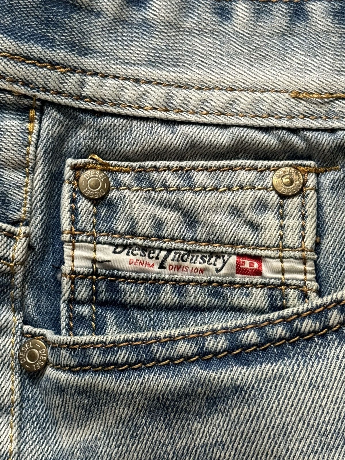 Diesel × Diesel Black Gold Diesel 32/30 blue denim distressed pant trouser Jean chino Size US 32 / EU 48 - 11 Thumbnail