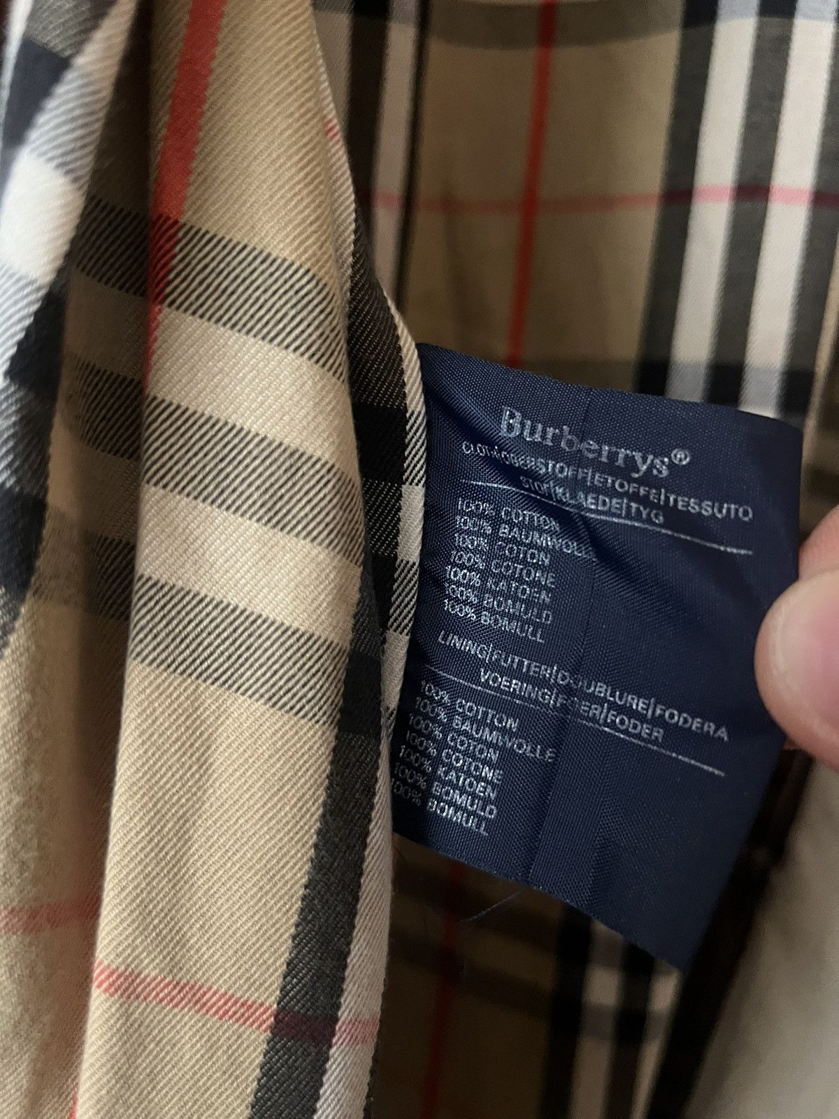 Burberry Prorsum × Vintage BURBERRY’S PRORSUM 90s VINTAGE TRENCH COAT NOVA CHECK CLOAK Size M / US 6-8 / IT 42-44 - 13 Thumbnail