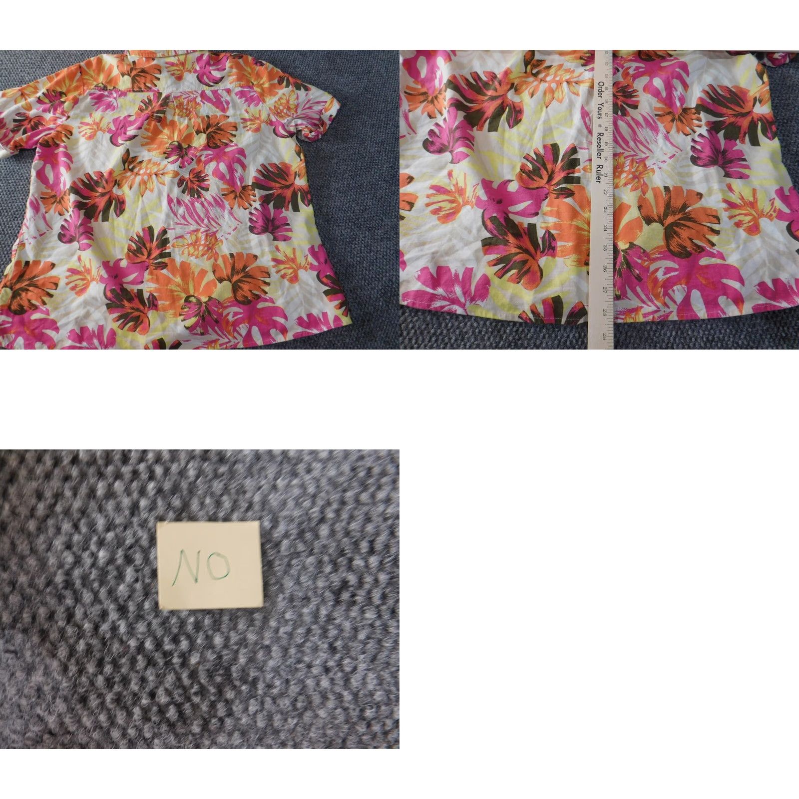 Vintage White Stag Womens Blouse Button-Up Casual Short Sleeve Pink Floral 2XL Regular Rayon Crew Neck Womens Size XXL / US 16-18 / IT 52-54 - 8 Thumbnail