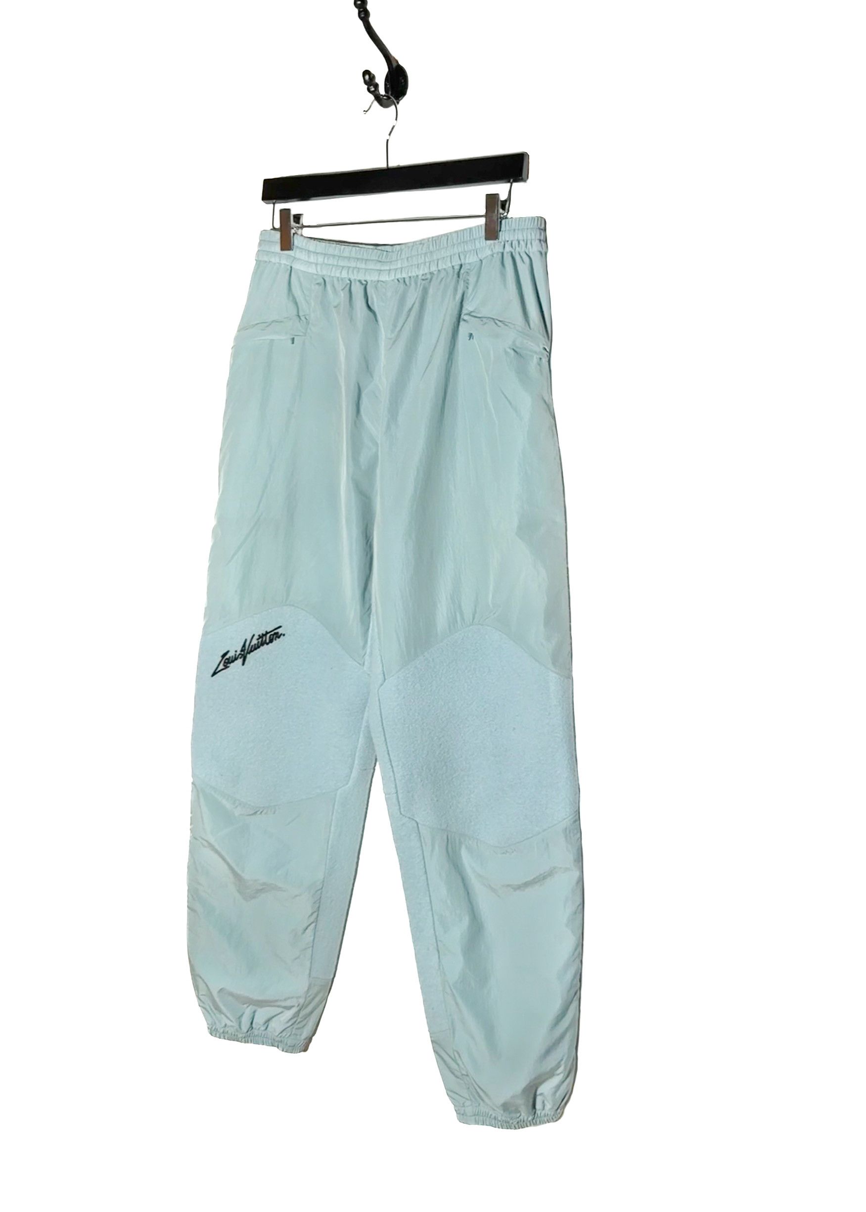 Louis Vuitton Louis Vuitton SS23 Teal Mix Material Wool Blend Track Pants Size US 36 / EU 52 - 2 Thumbnail