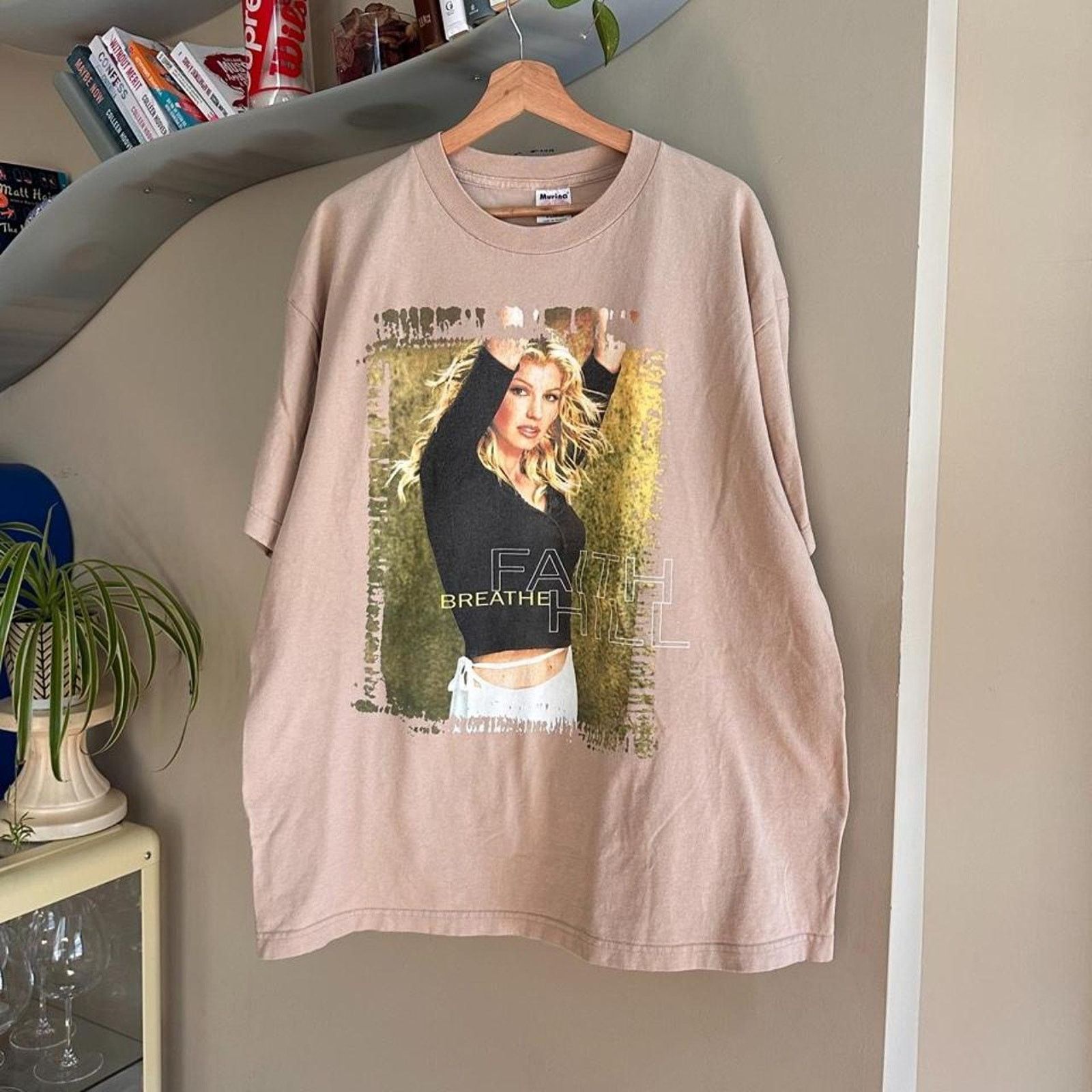 Band Tees × Vintage Vintage 1998 Faith Hill Breathless Tour Shirt Size US XL / EU 56 / 4 - 1 Thumbnail