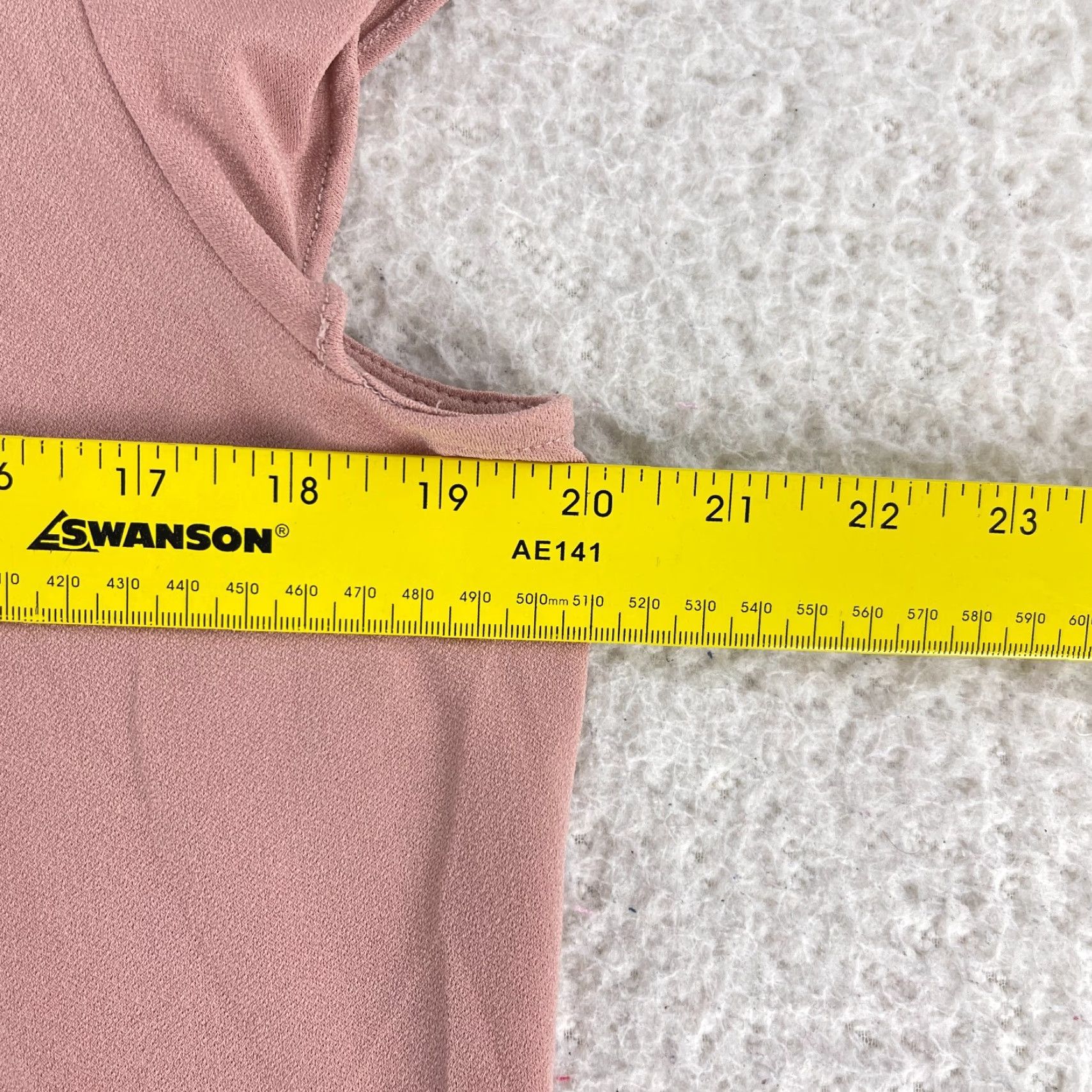 Adrianna Papell Adrianna Papell Shirt Womens Medium Pink Pleated Cap Sleeve Pullover Stretch Size M / US 6-8 / IT 42-44 - 4 Thumbnail