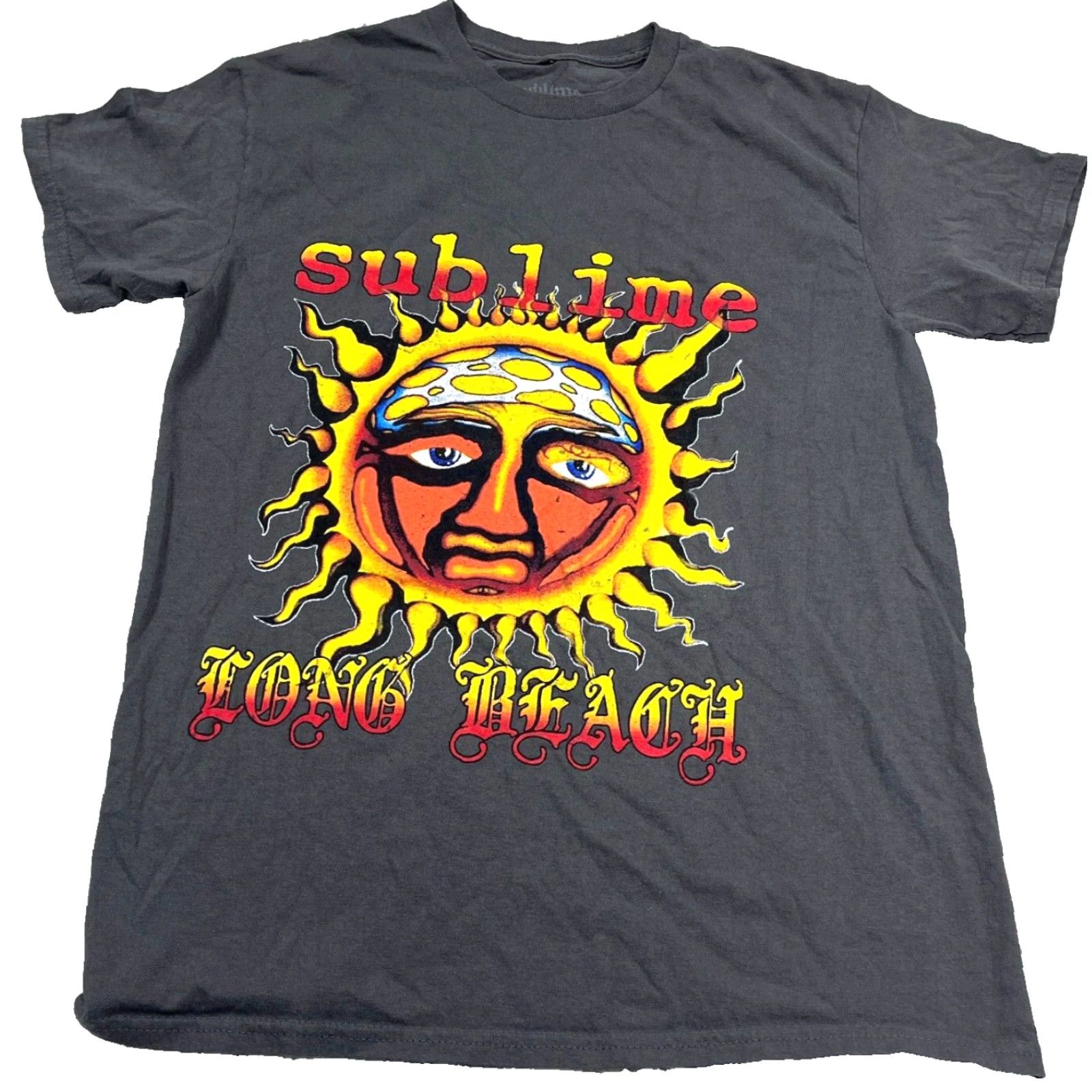 Etro Sublime Shirt Men Medium Gray Tee Band Concert Tour Retro Rock Long Beach Sun Size US M / EU 48-50 / 2 - 2 Thumbnail