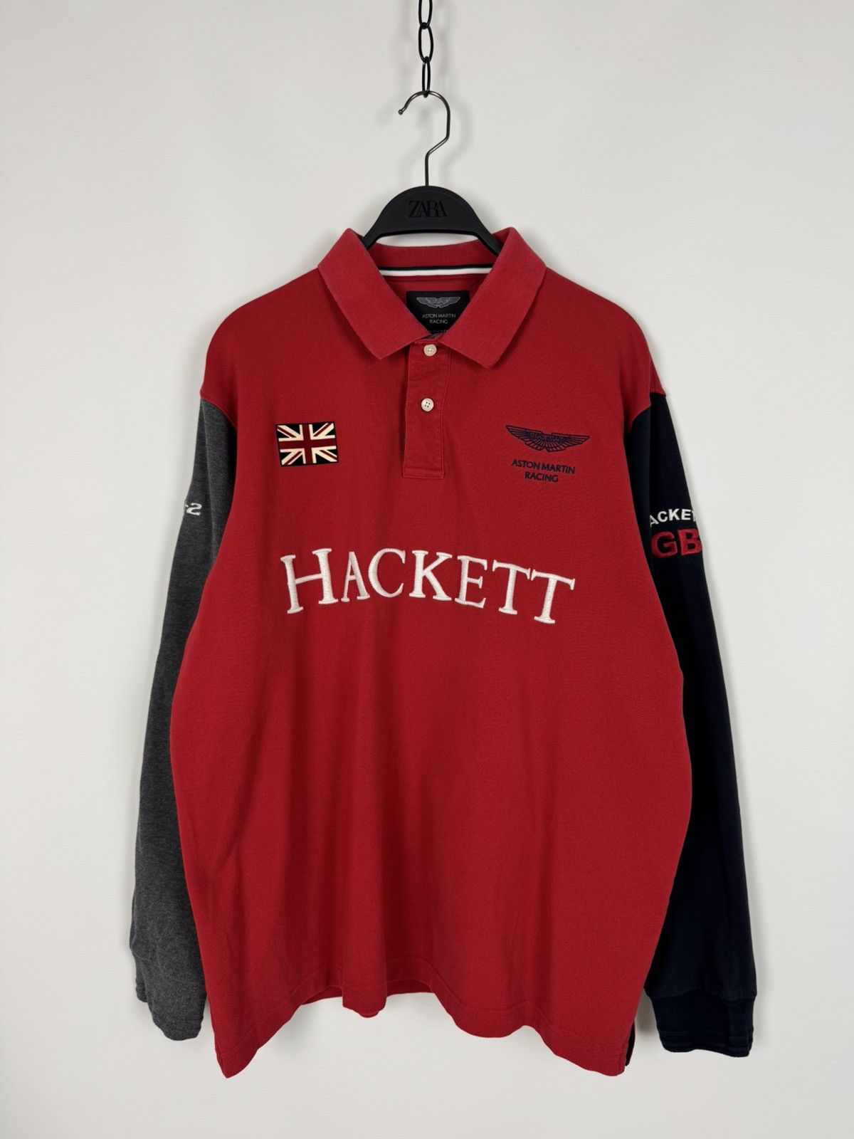 Hackett Hackett Aston Martin Racing Rugby Shirt Size US XXL / EU 58 / 5 - 1 Thumbnail