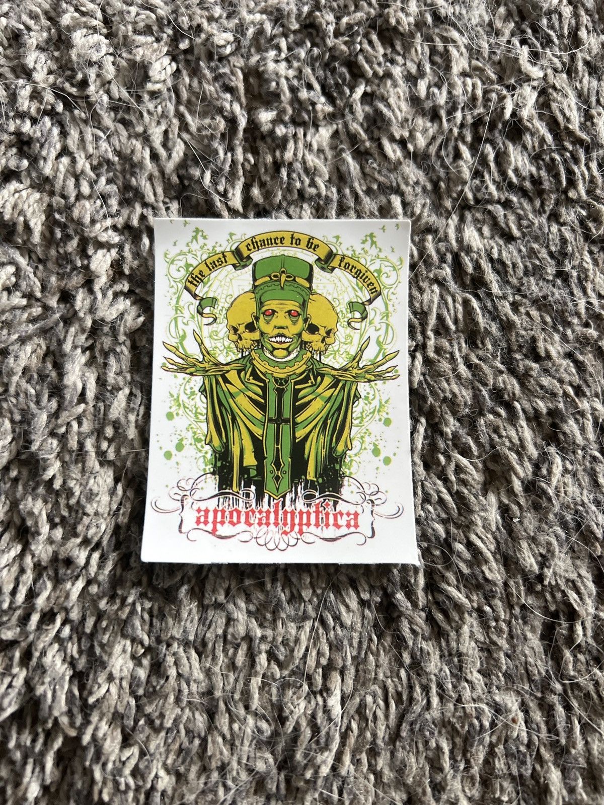 Band Tees × Hypebeast Apocalyptica The Last Chance To Be Forgiven Sticker Size ONE SIZE - 1 Thumbnail