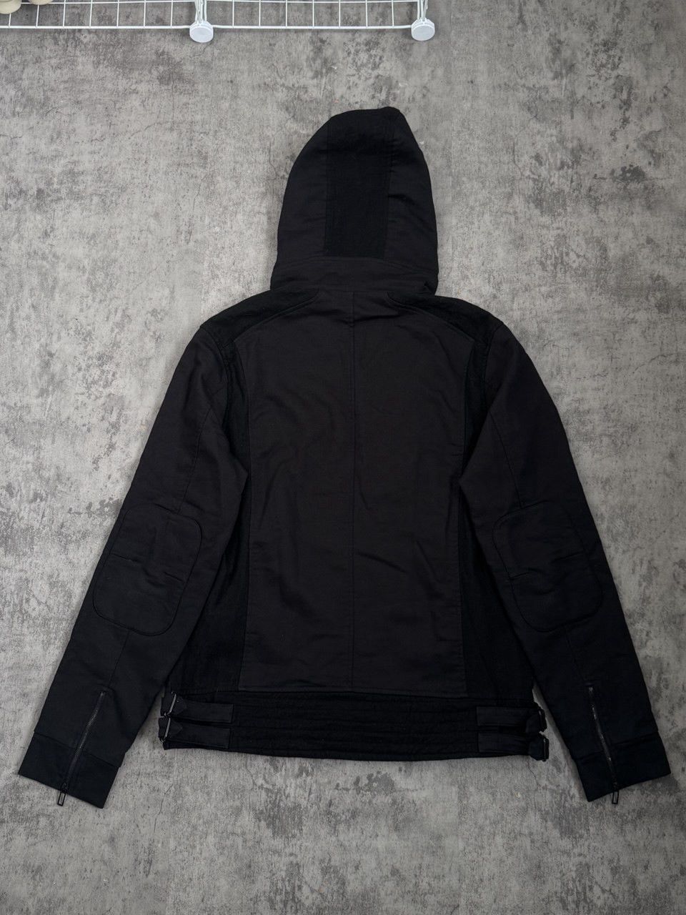 Paolo Pecora Paolo Pecora Milano Asymmetrical Zip Hoodie in Black Size US XL / EU 56 / 4 - 4 Thumbnail