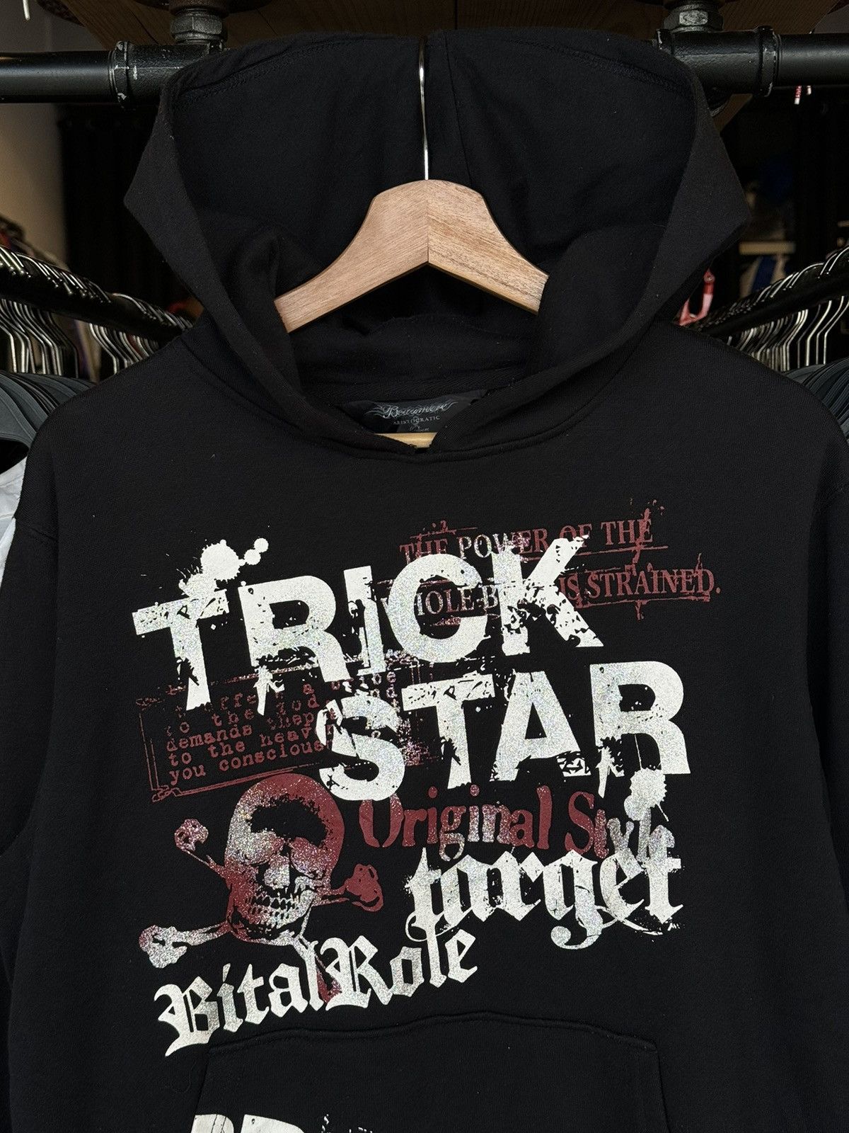 Japanese Brand Y2K Beaumere Punk Skulls Riot Poem Hoodie Size US M / EU 48-50 / 2 - 3 Thumbnail